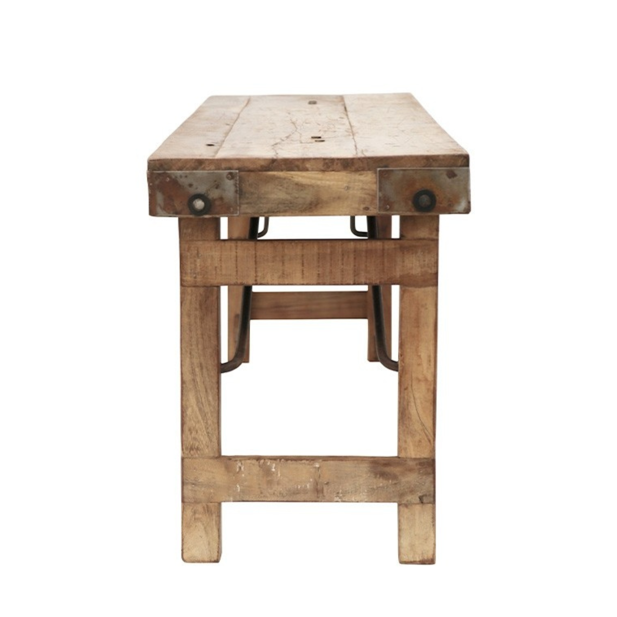 ORIGINAL WOODEN BENCH SEAT