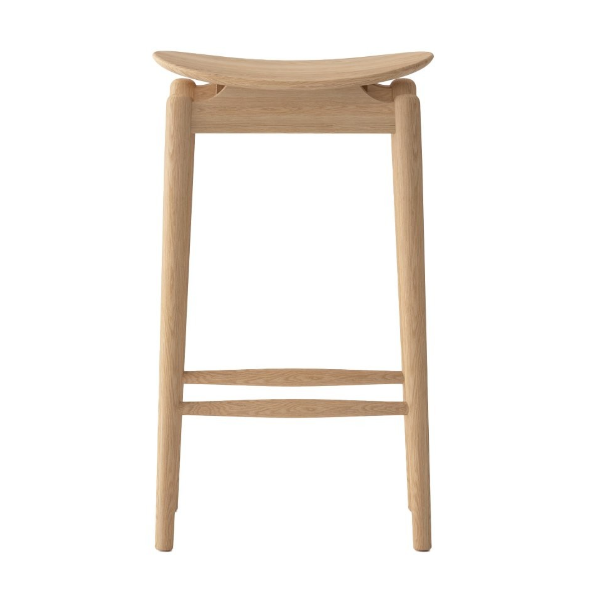 Oslo Bar Stool - Solid Oak | Natural
