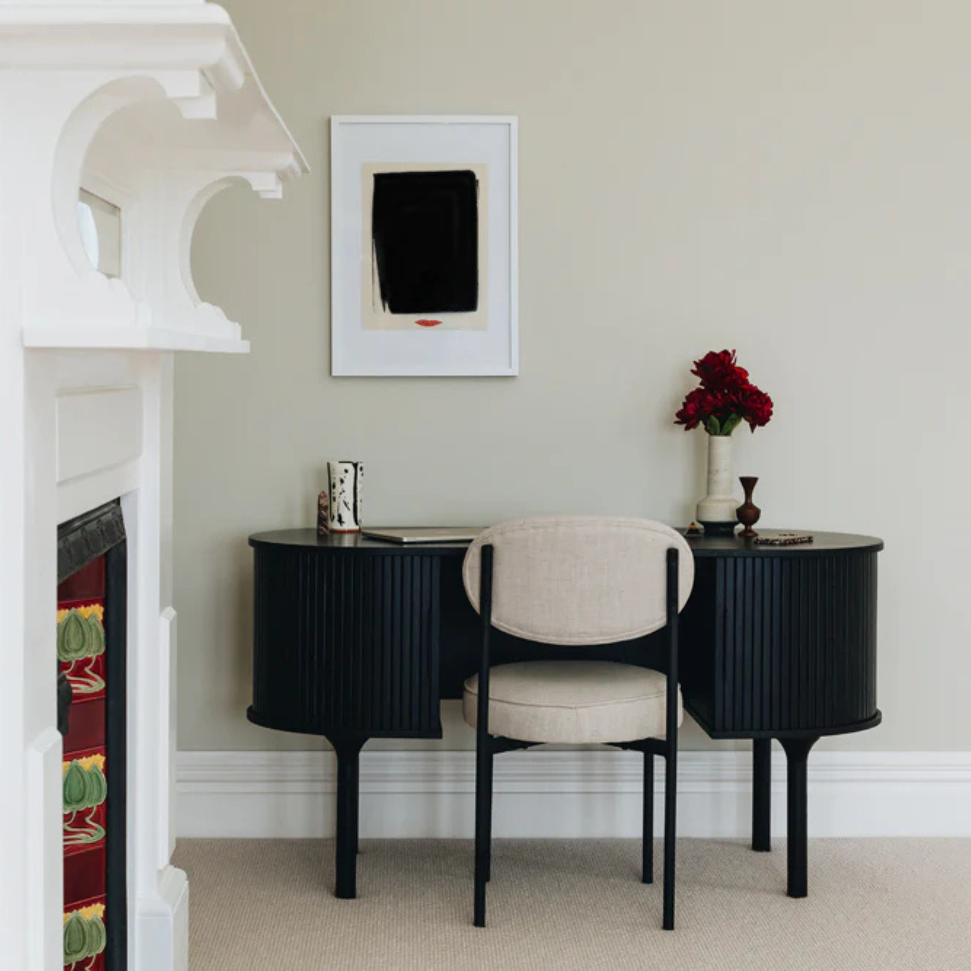 PALLISER BLACK OAK DESK