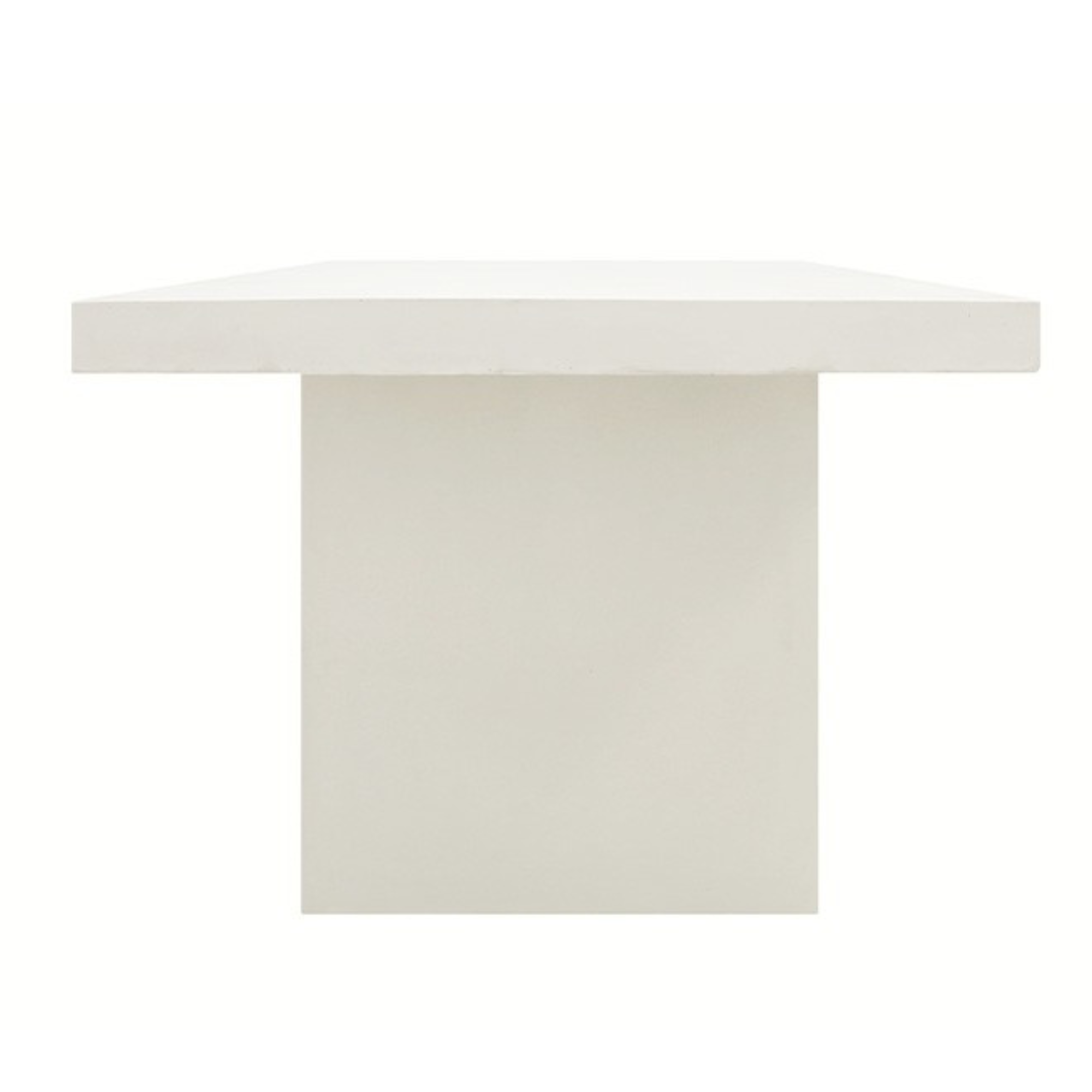 PALMA OUTDOOR CONCRETE TABLE |  WHITE