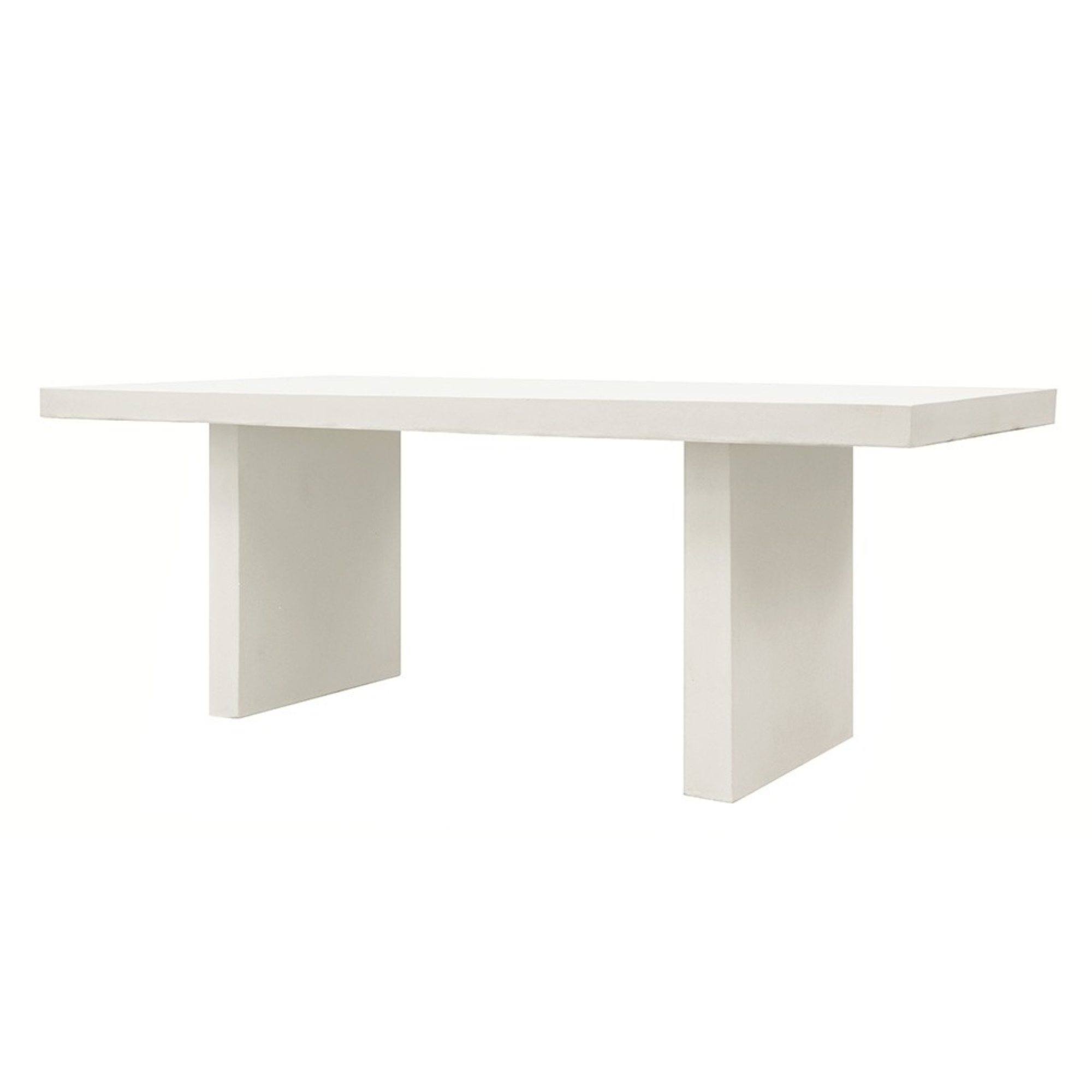 PALMA OUTDOOR CONCRETE TABLE |  WHITE