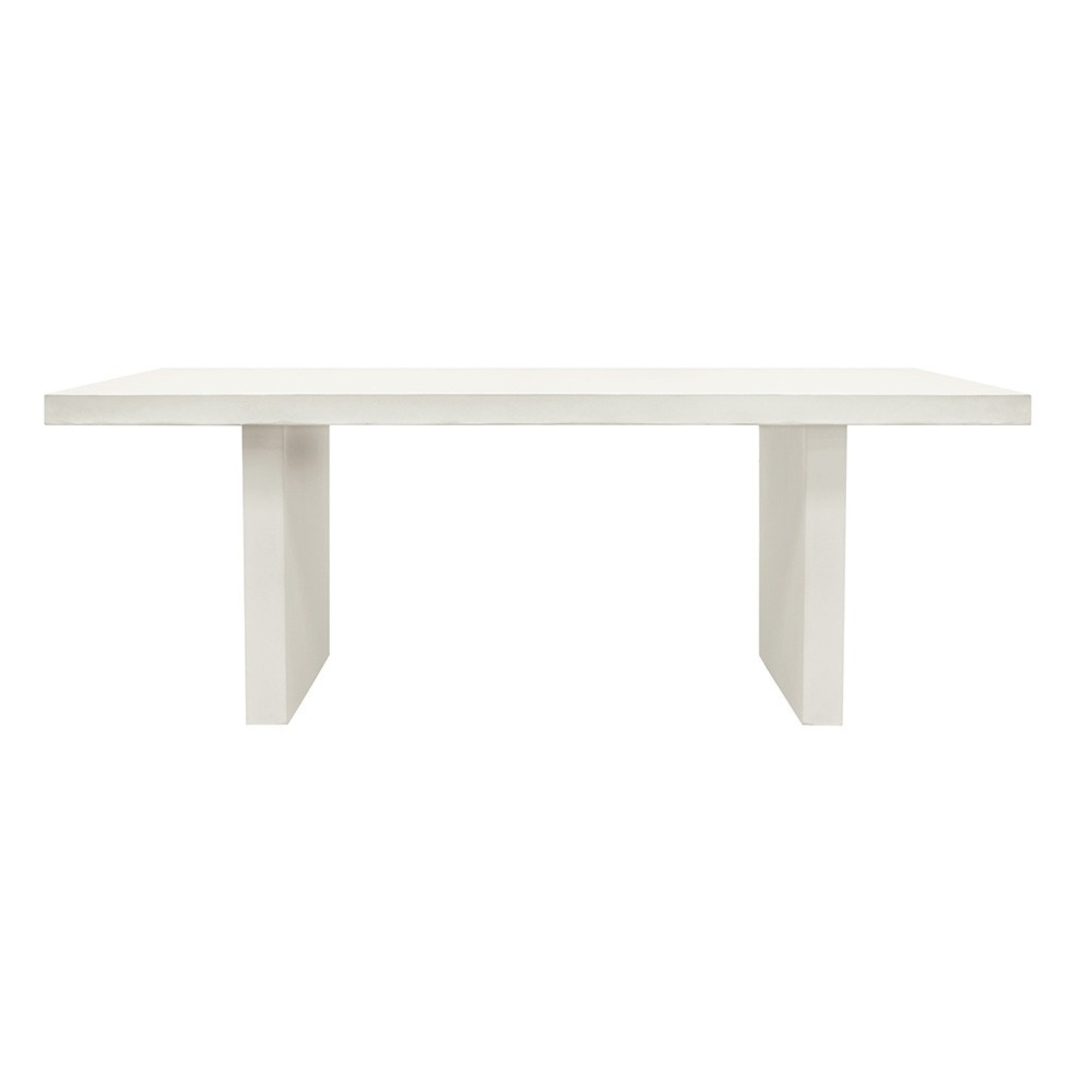 PALMA OUTDOOR CONCRETE TABLE |  WHITE