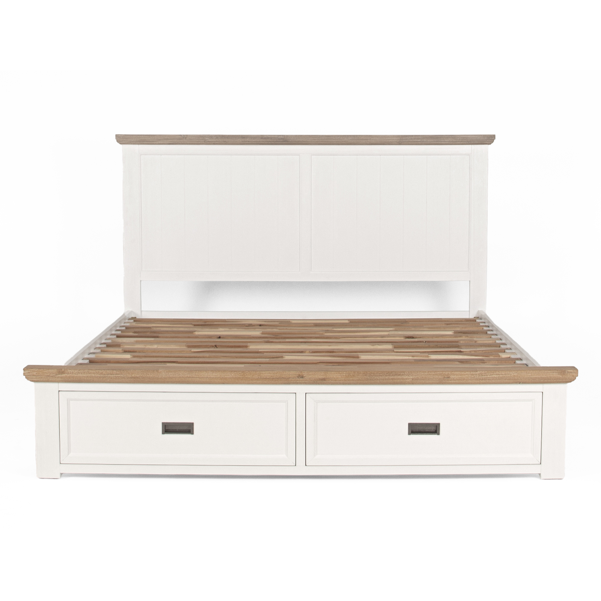 Parisian Queen Slat Bed with Drawers