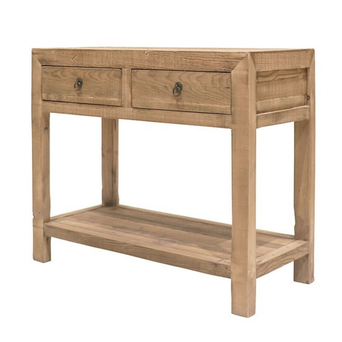 Parq 2 Drawer Console with Bottom Shelf
