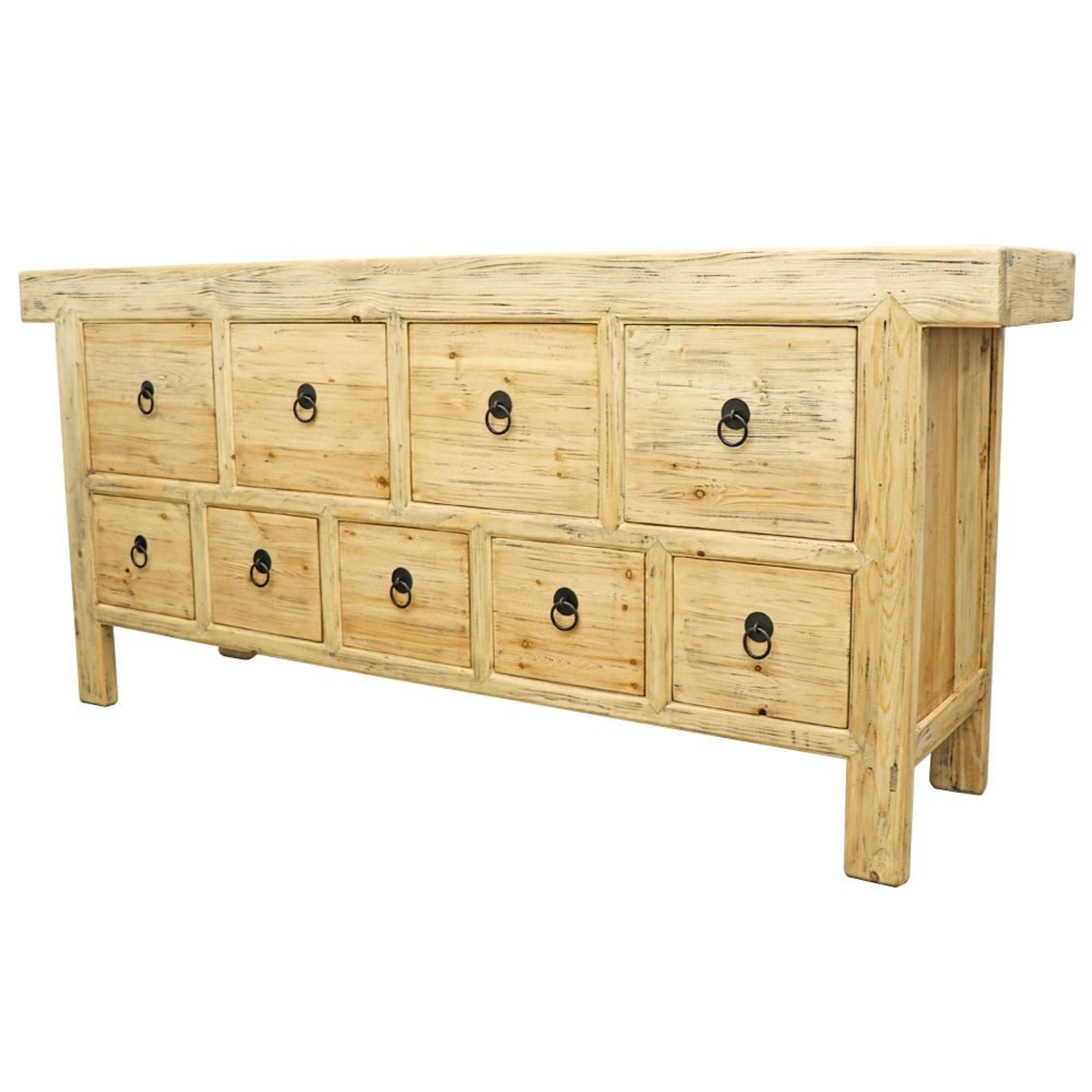 Parq 9 drawer Sideboard | Natural