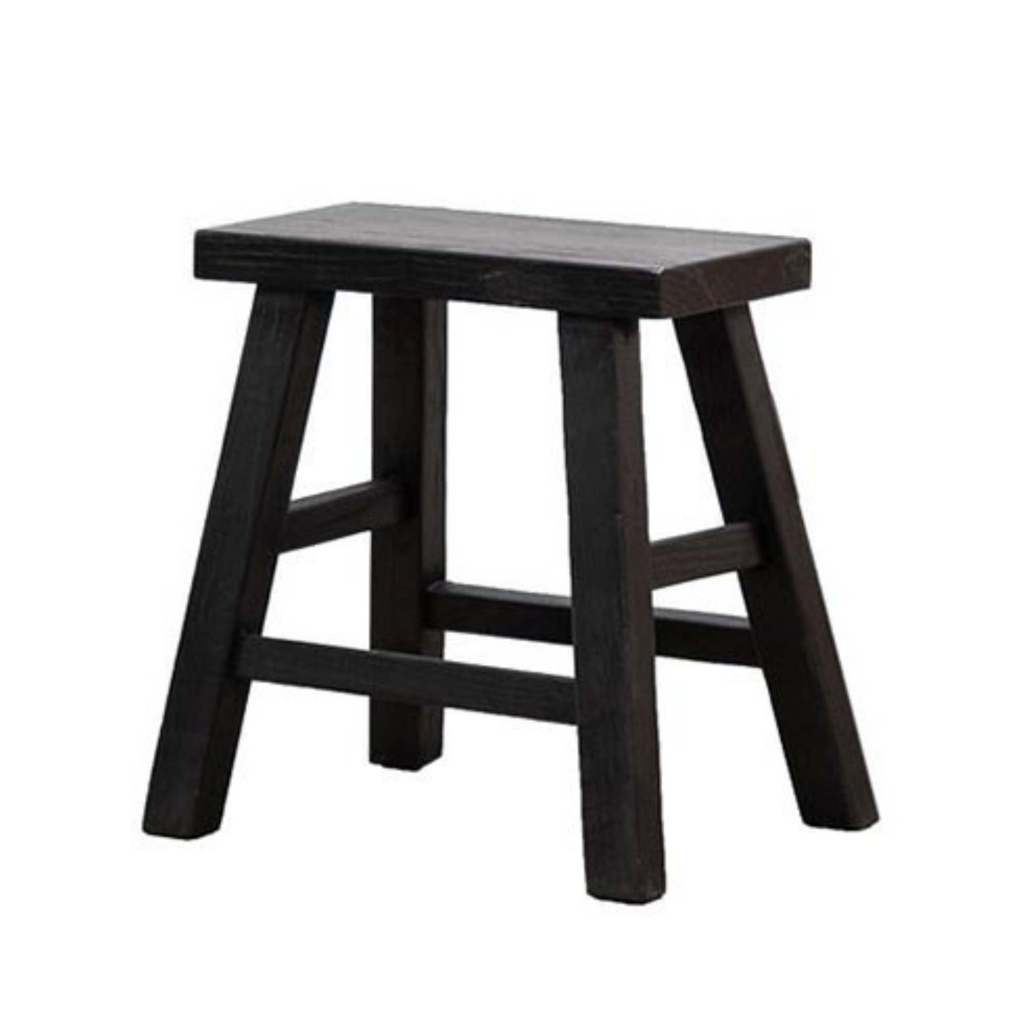 PARQ RECTANGLE STOOL | NATURAL OR BLACK