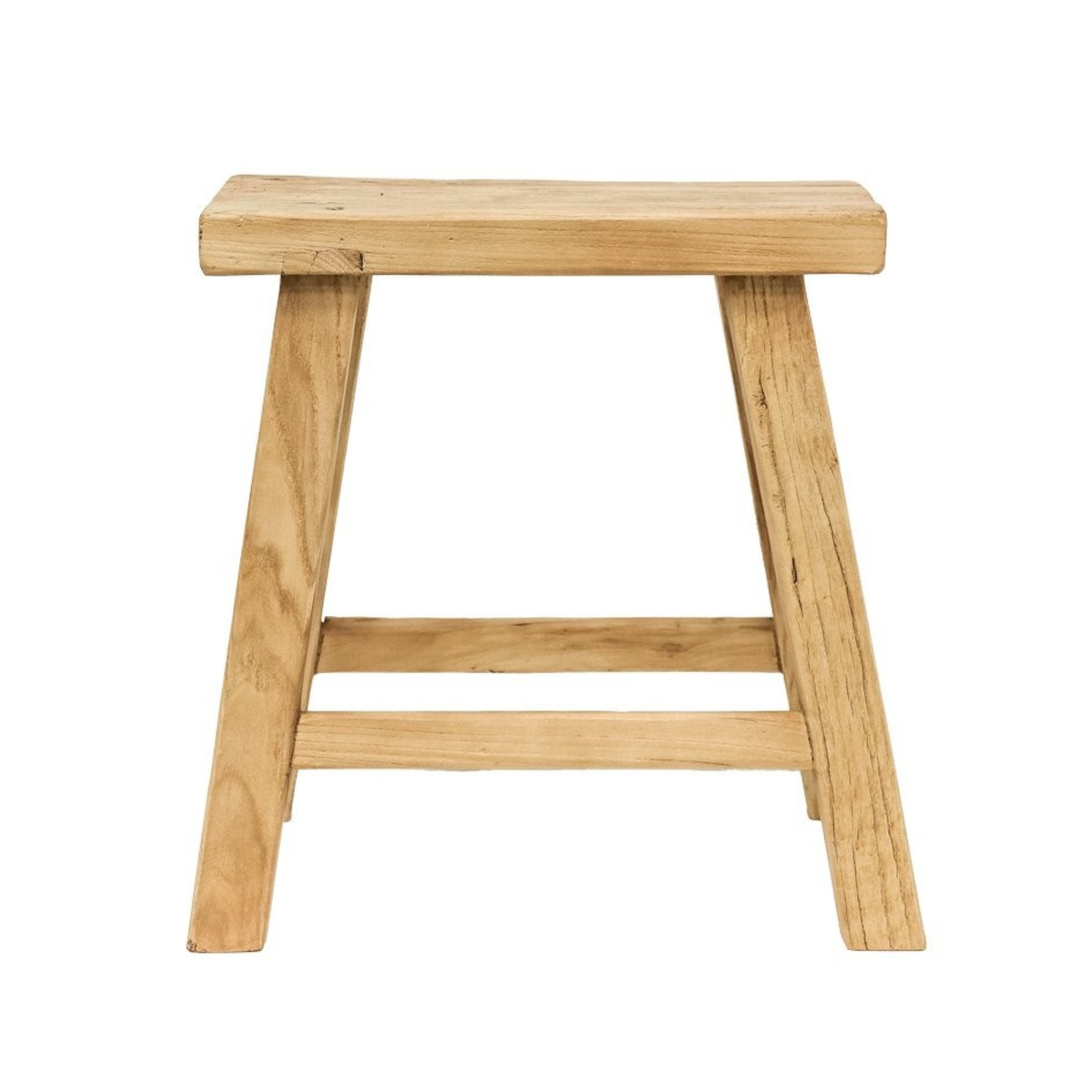 PARQ RECTANGLE STOOL | NATURAL OR BLACK
