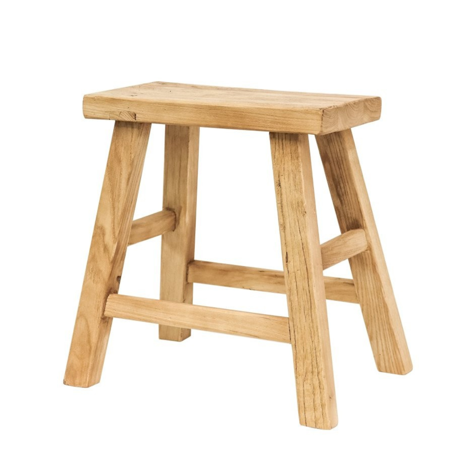 PARQ RECTANGLE STOOL | NATURAL OR BLACK
