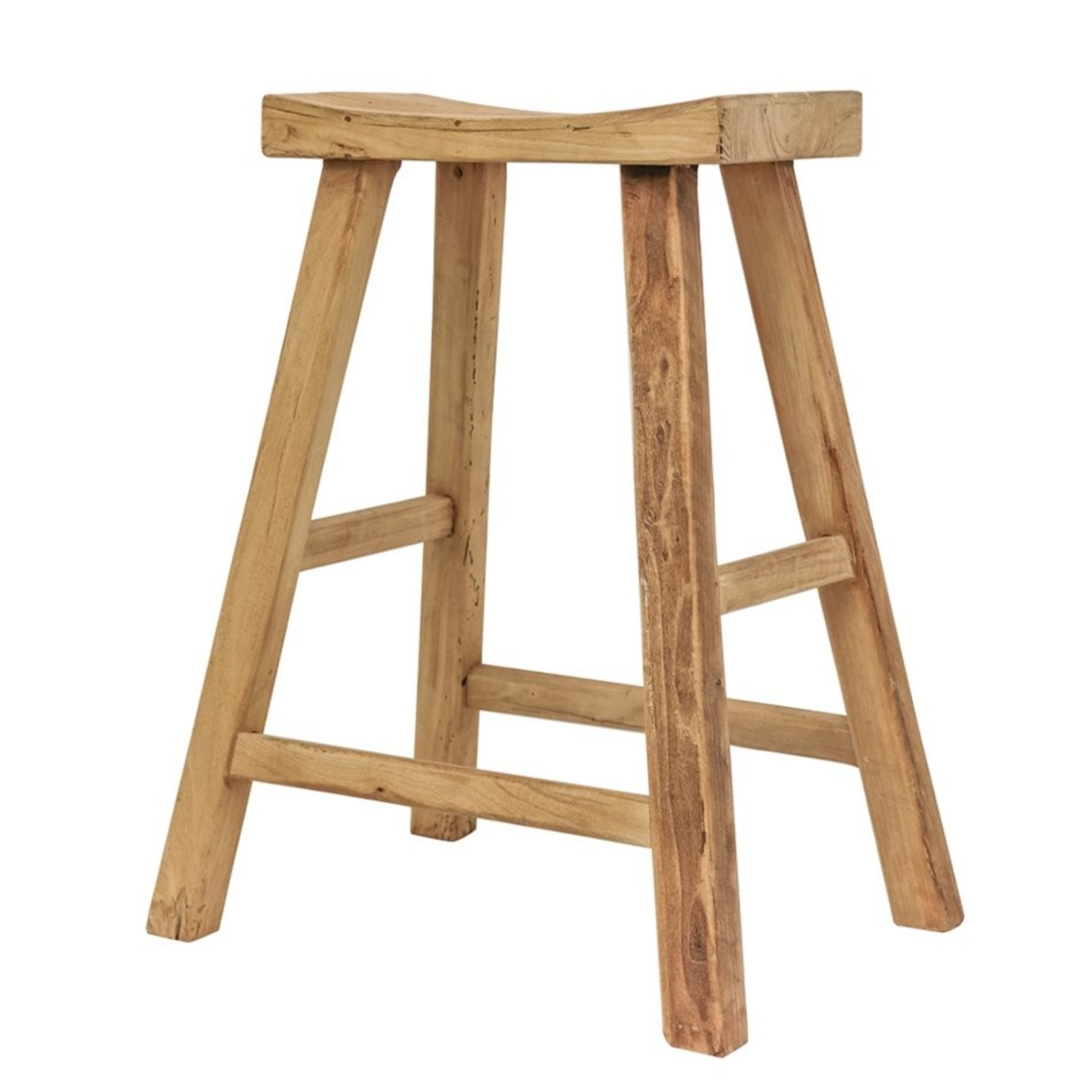 PARQ BAR STOOL | SOLID ELM | NATURAL