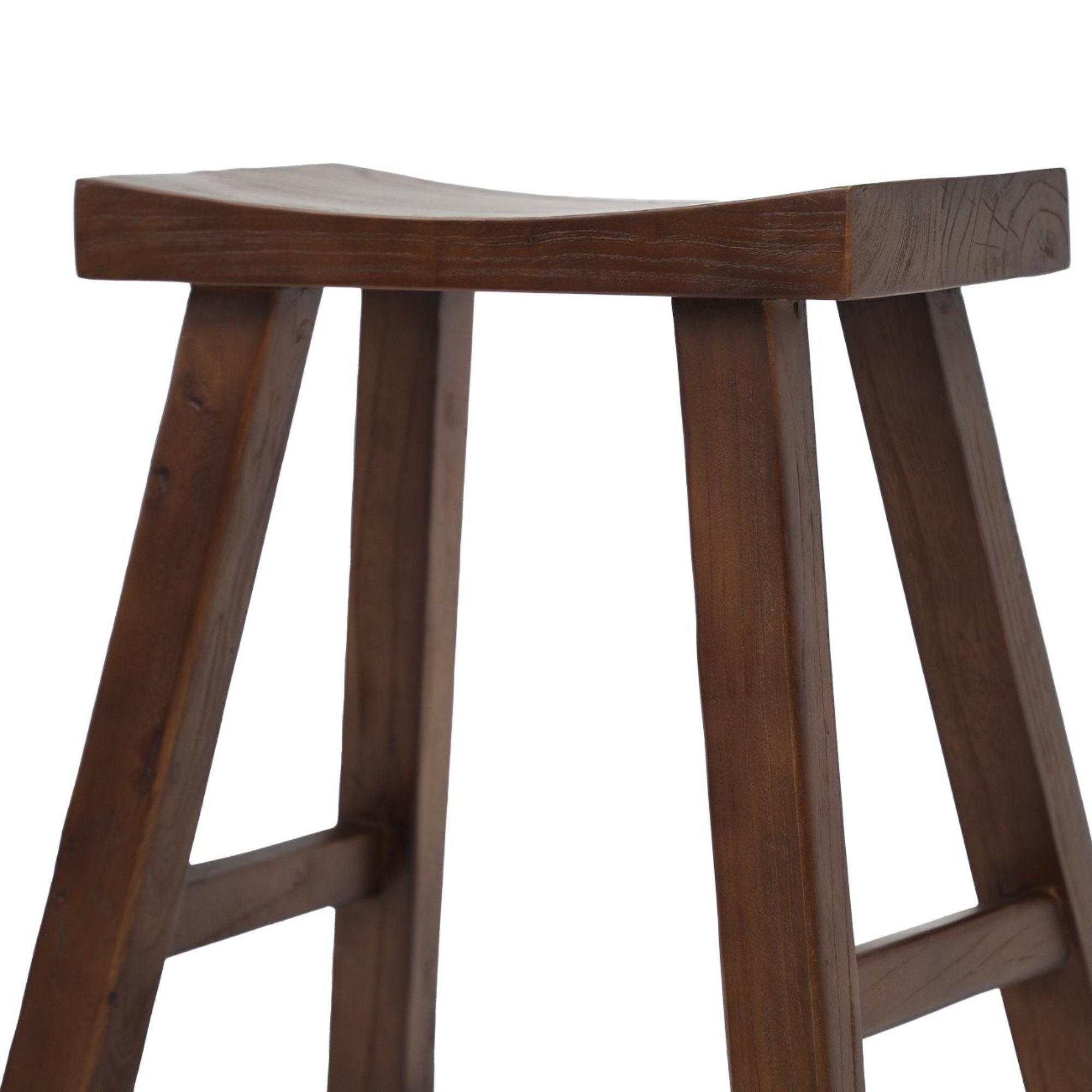 Parq Rectangle Barstool | Walnut