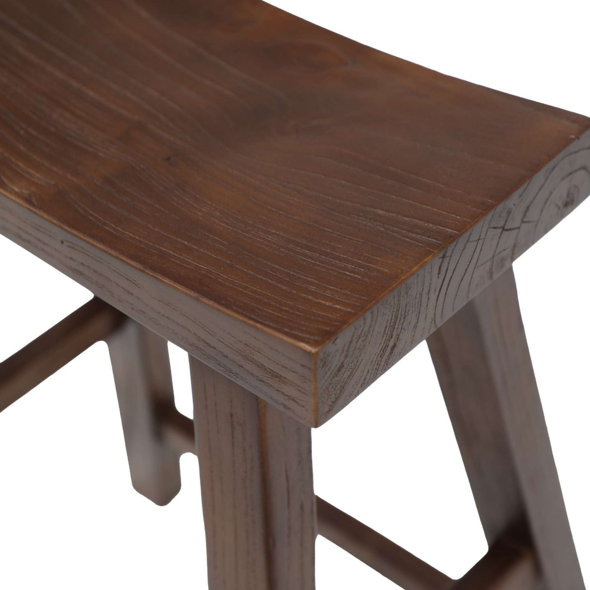 Parq Rectangle Barstool | Walnut