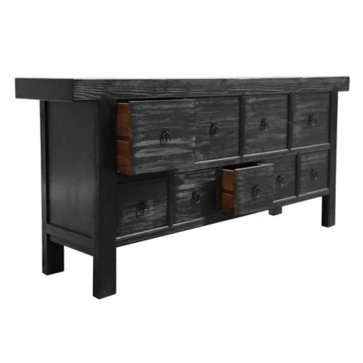 Parq 9 drawer Sideboard | Black