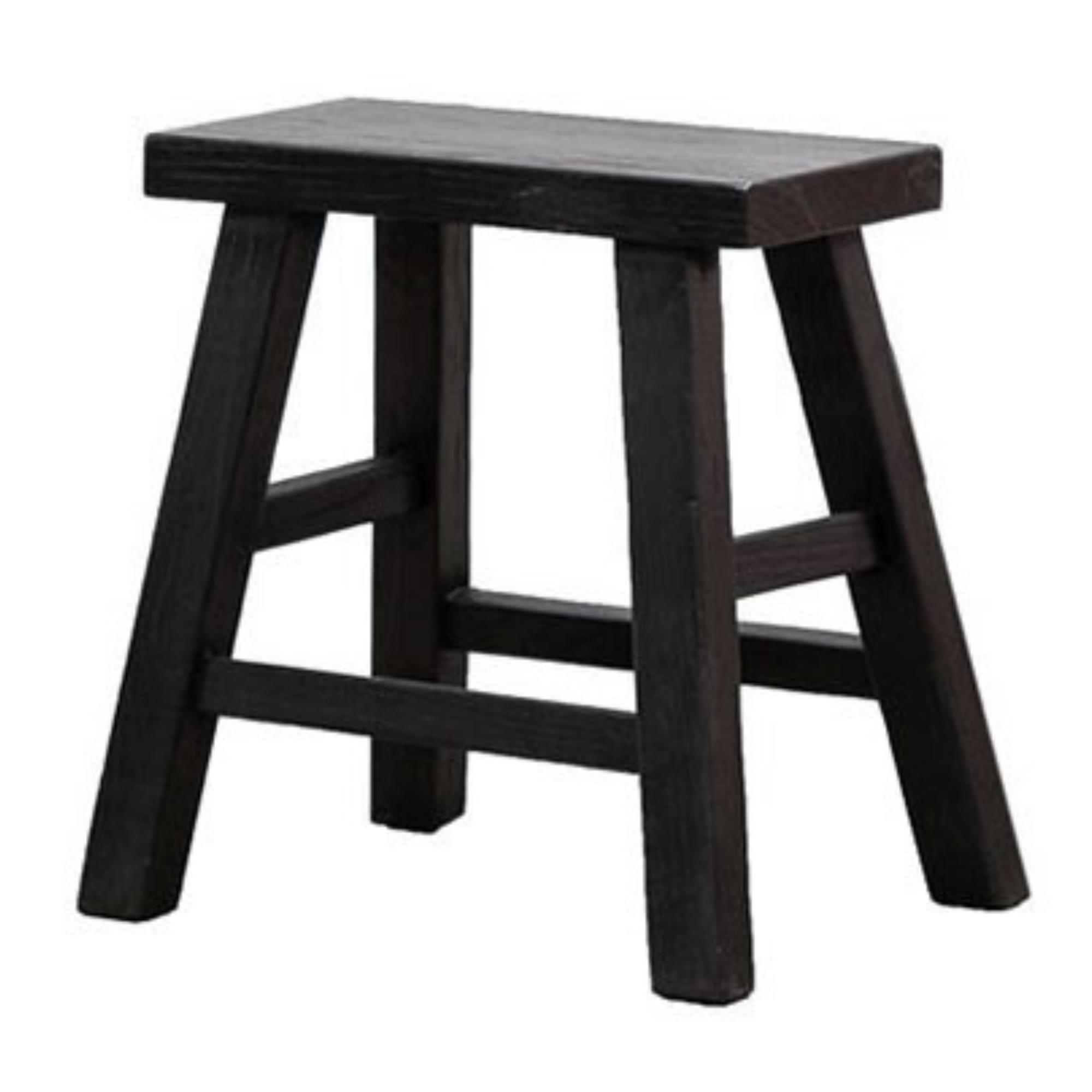 PARQ RECTANGLE STOOL | BLACK