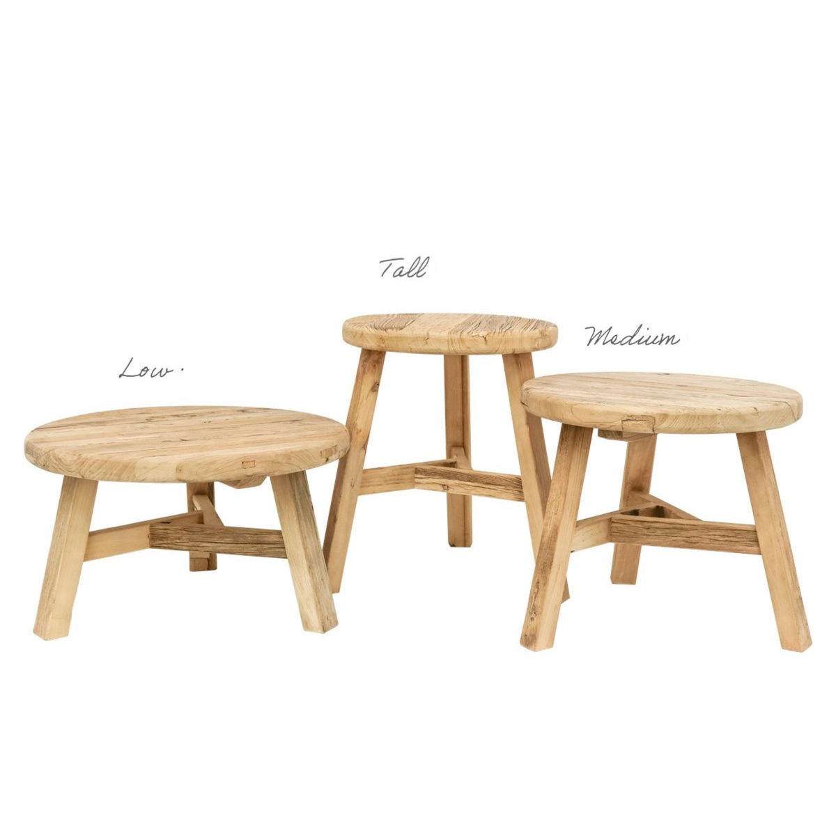 Parq Tall Nesting Table | Natural