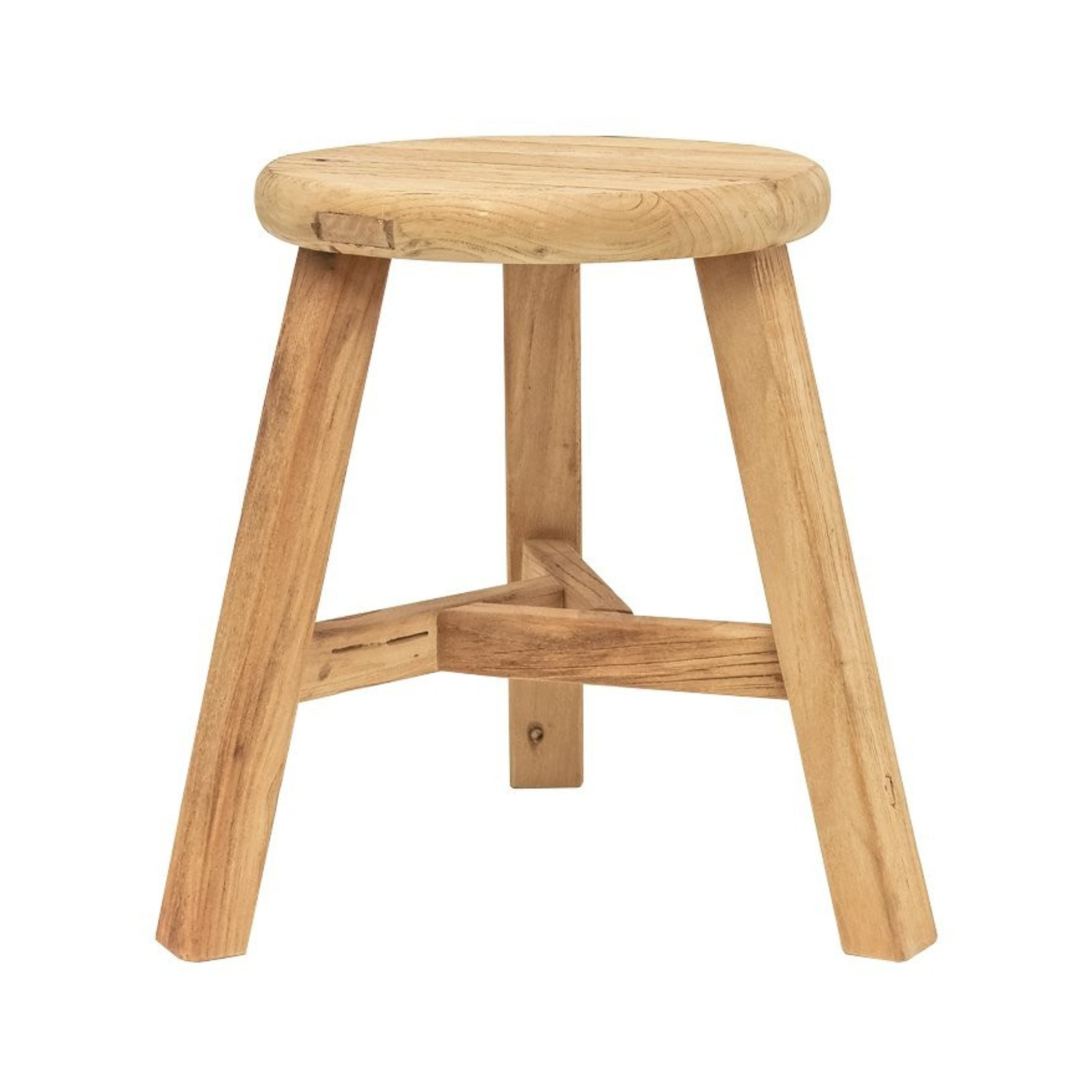 PARQ ROUND STOOL | NATURAL OR BLACK