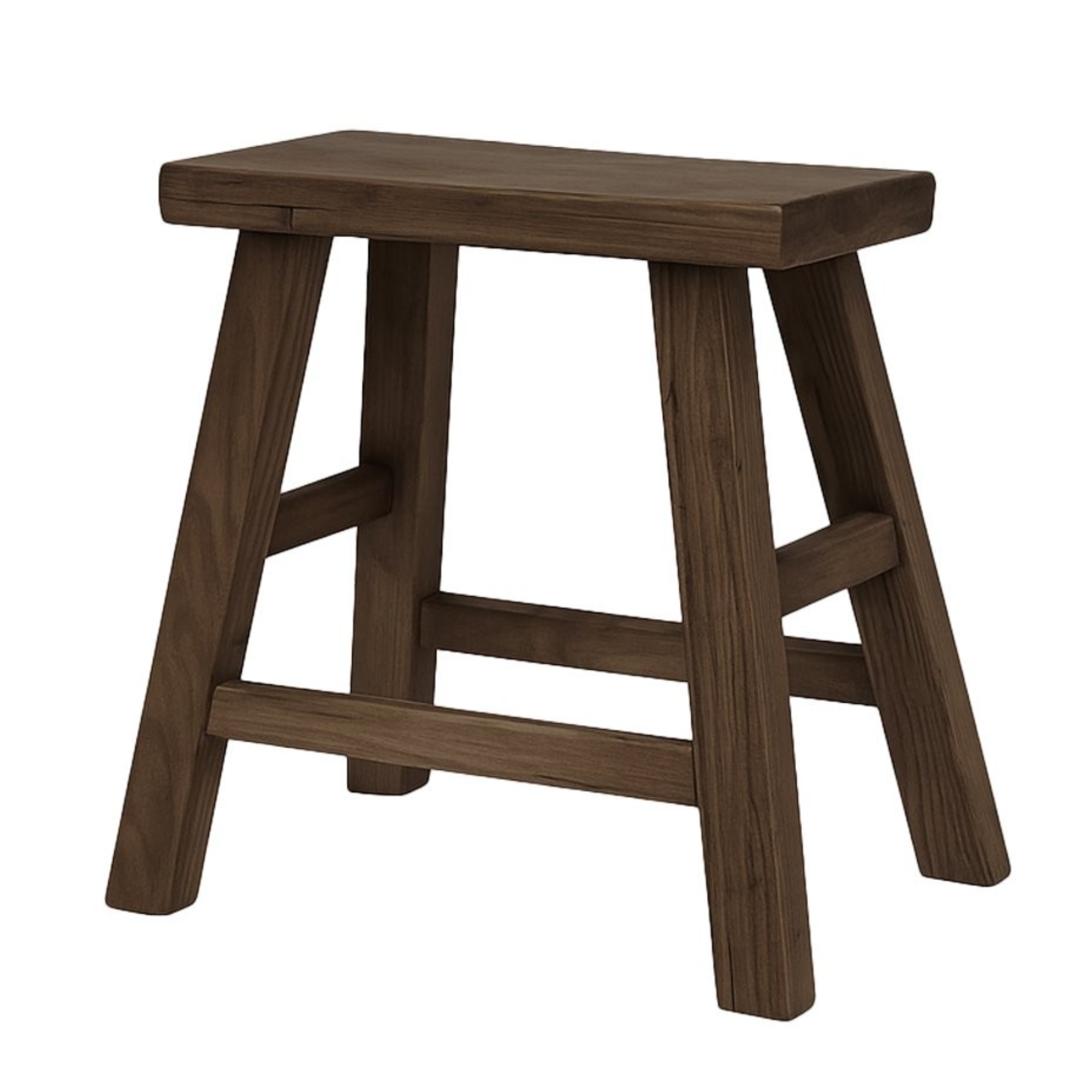 PARQ RECTANGLE STOOL | WALNUT