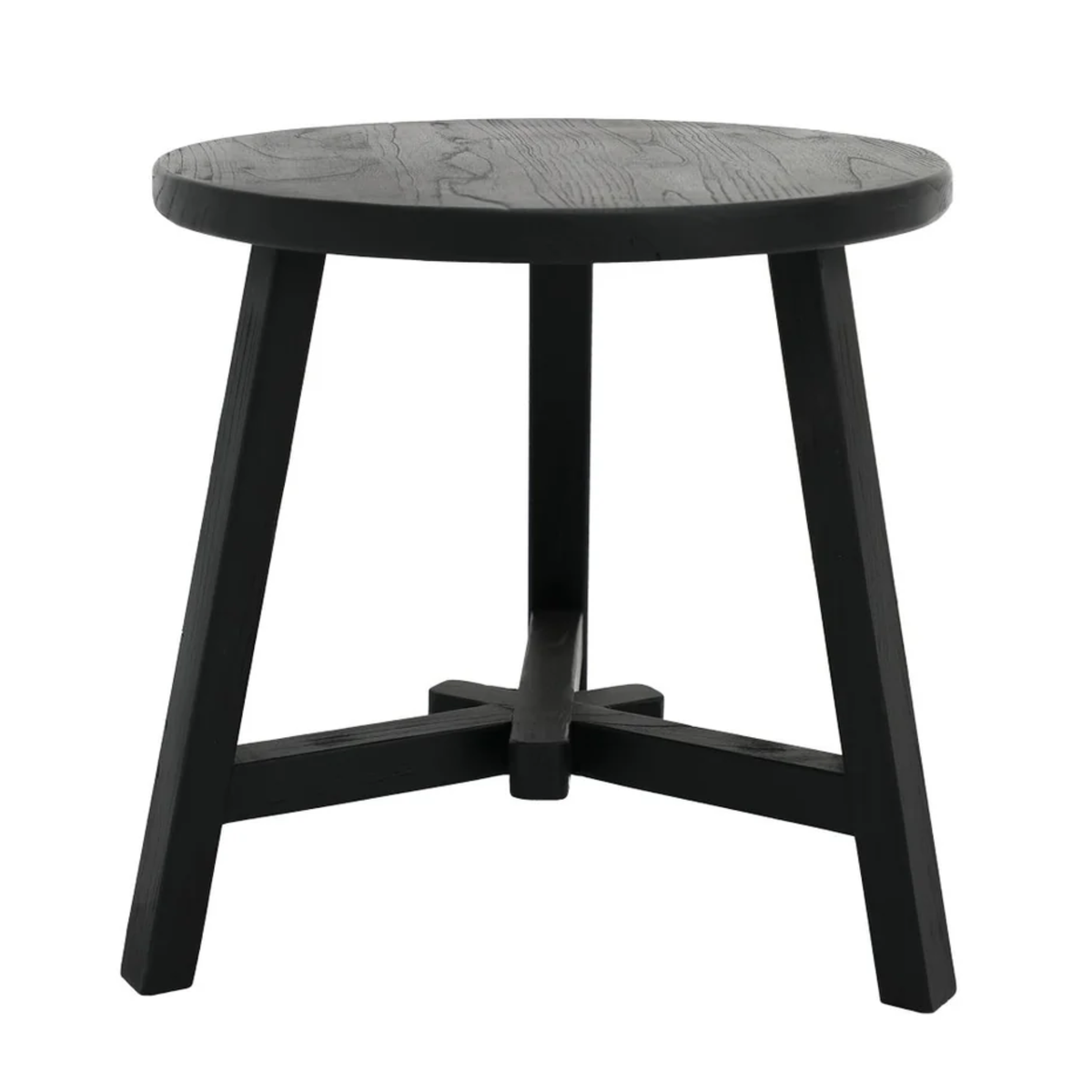 Parq Tall Round End Table | Black
