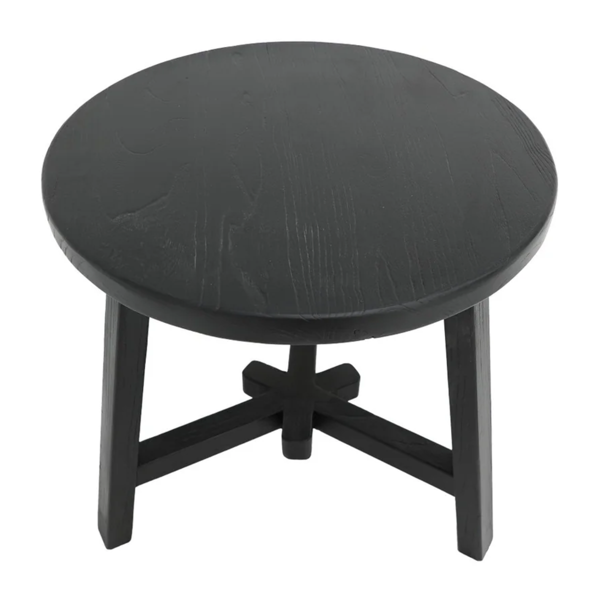 Parq Tall Round End Table | Black