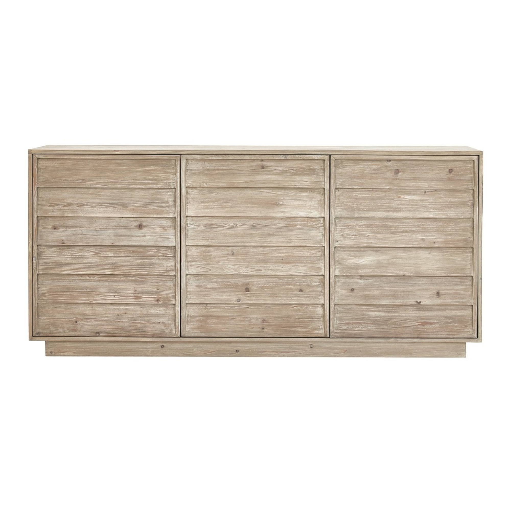 PASADENA 3 DOOR SIDEBOARD - NATURAL