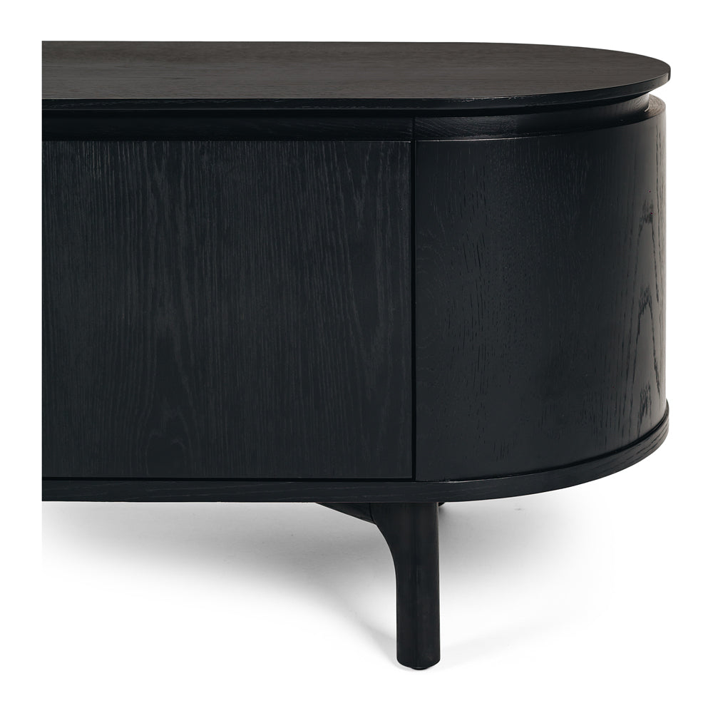 KONTUR OAK ENTERTAINMENT UNIT | BLACK