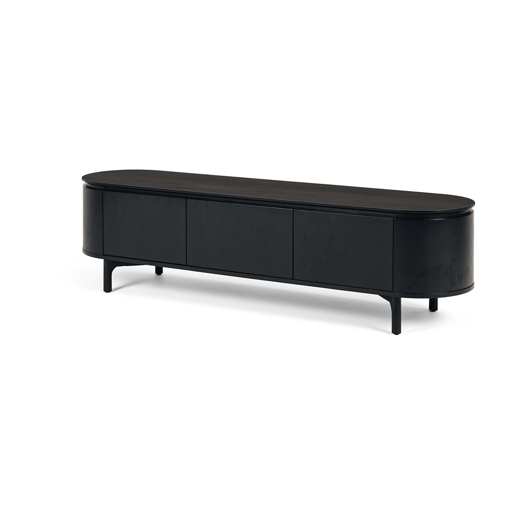 KONTUR OAK ENTERTAINMENT UNIT | BLACK