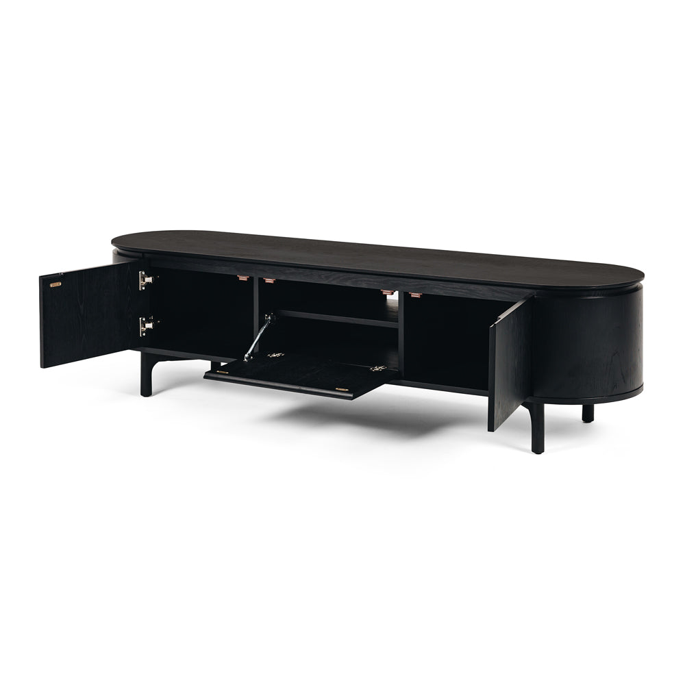 KONTUR OAK ENTERTAINMENT UNIT | BLACK