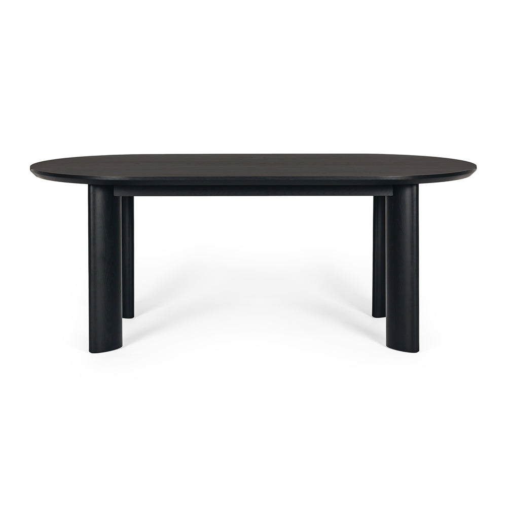 KONTUR OAK 200 DINING TABLE | BLACK