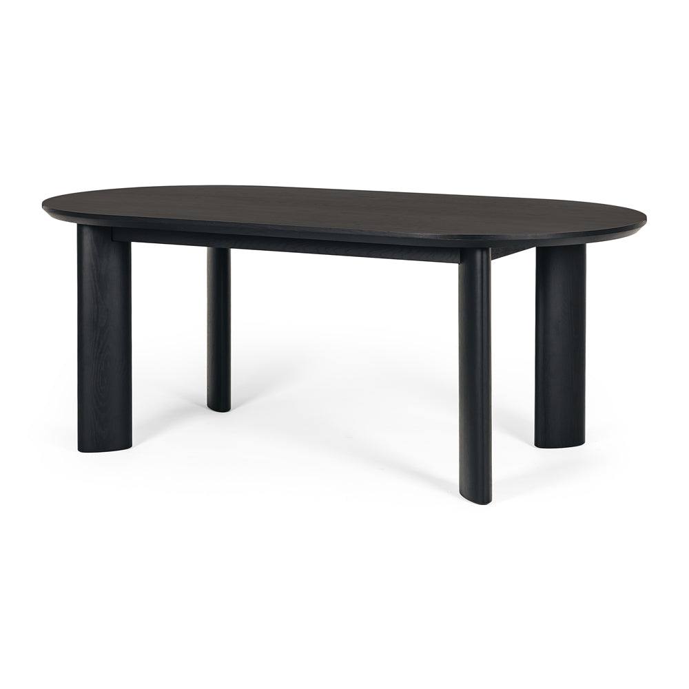 KONTUR OAK 200 DINING TABLE | BLACK
