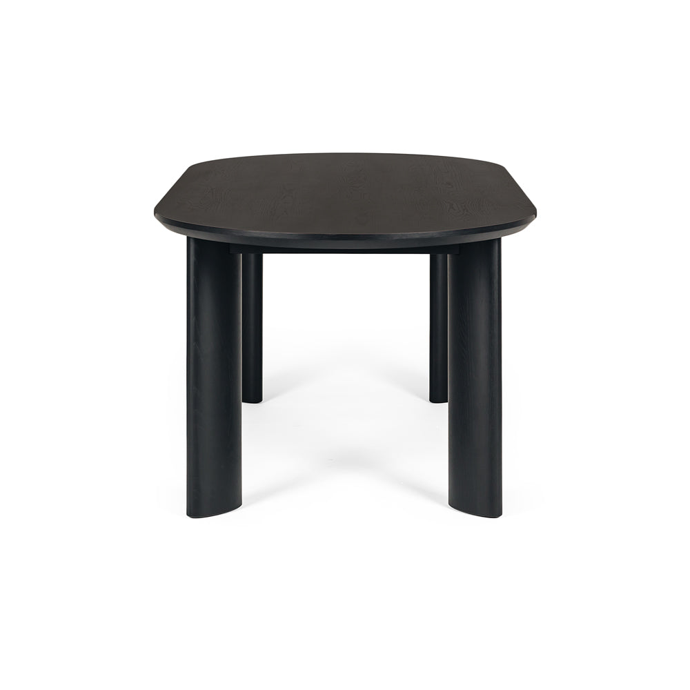 KONTUR OAK 200 DINING TABLE | BLACK