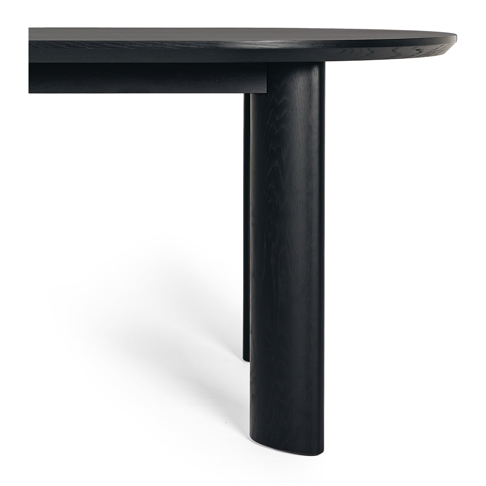 KONTUR OAK 200 DINING TABLE | BLACK