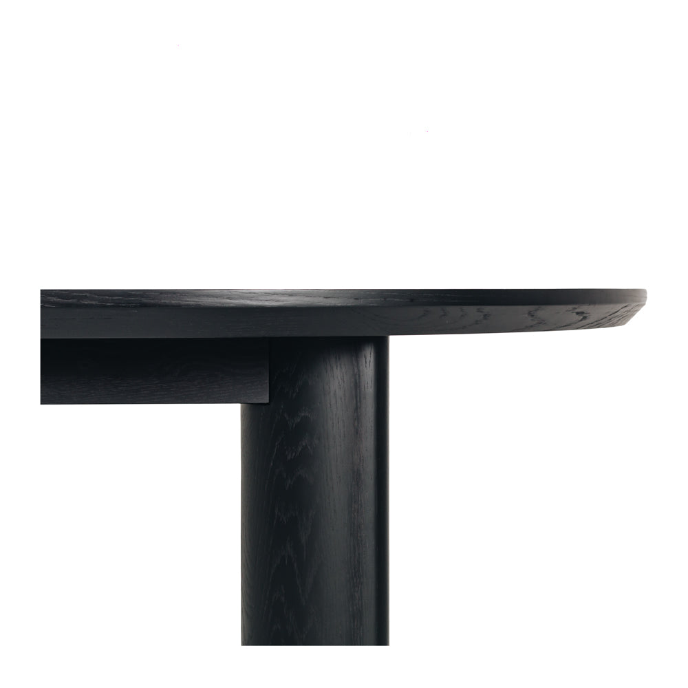 KONTUR OAK 200 DINING TABLE | BLACK