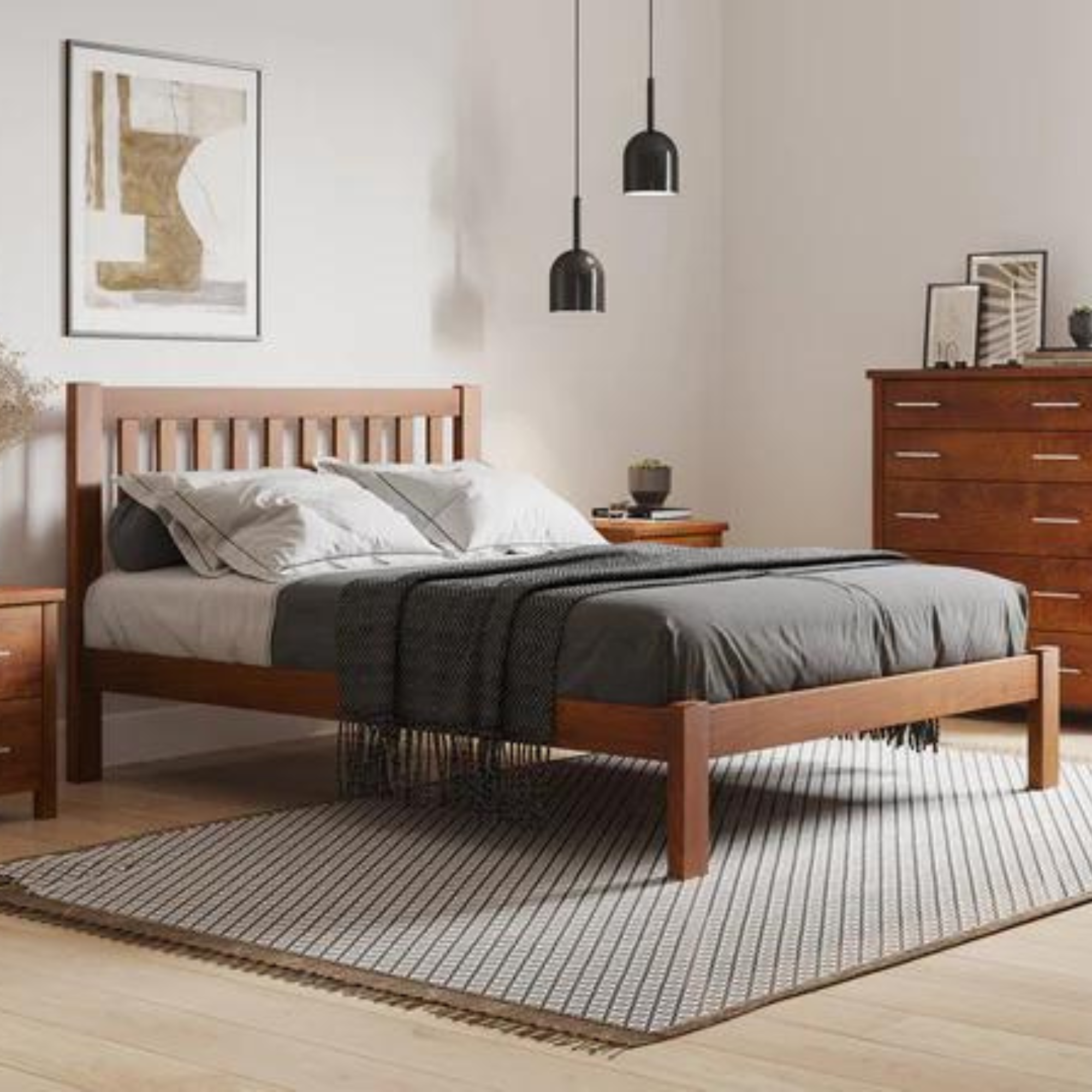 PORTLAND SLAT BED | ALL SIZES | SLATTED OR PANELED | NZ MADE