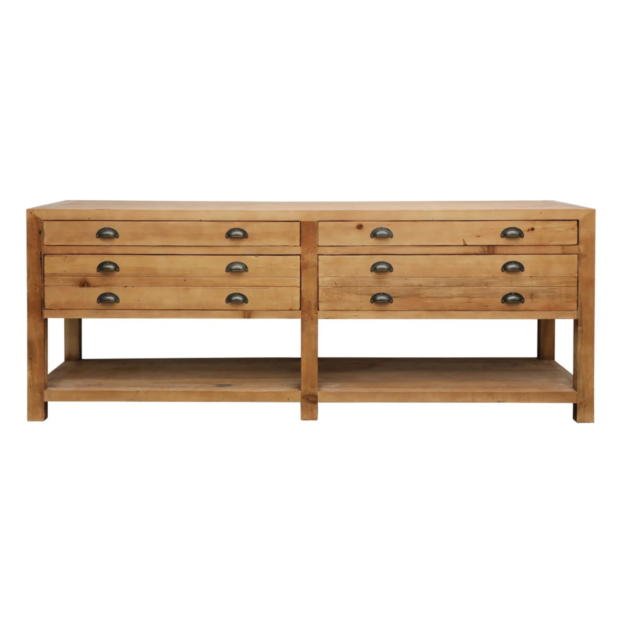 Printmaker 4 Drawer Console