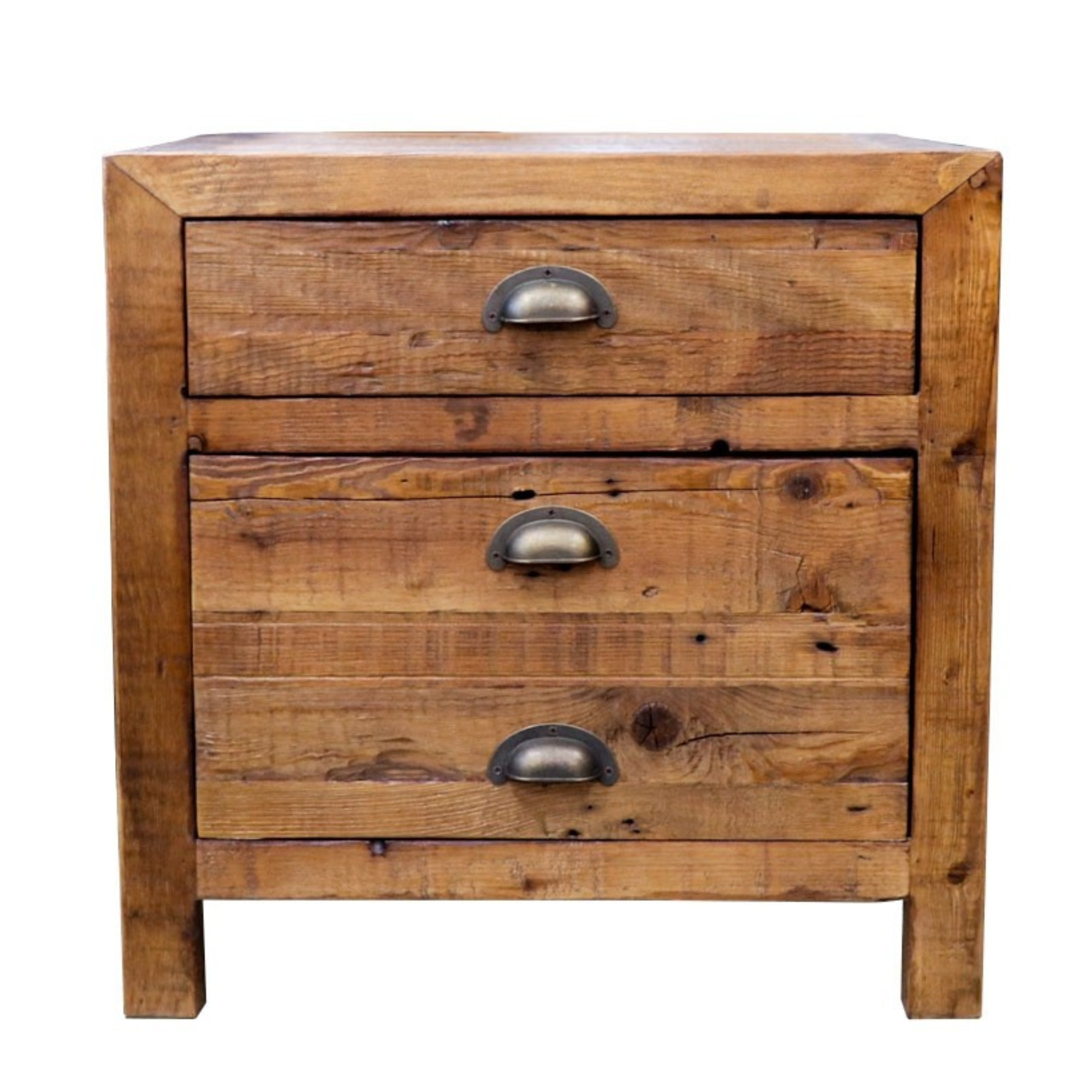Printmaker 2 Drawer Square Side Table