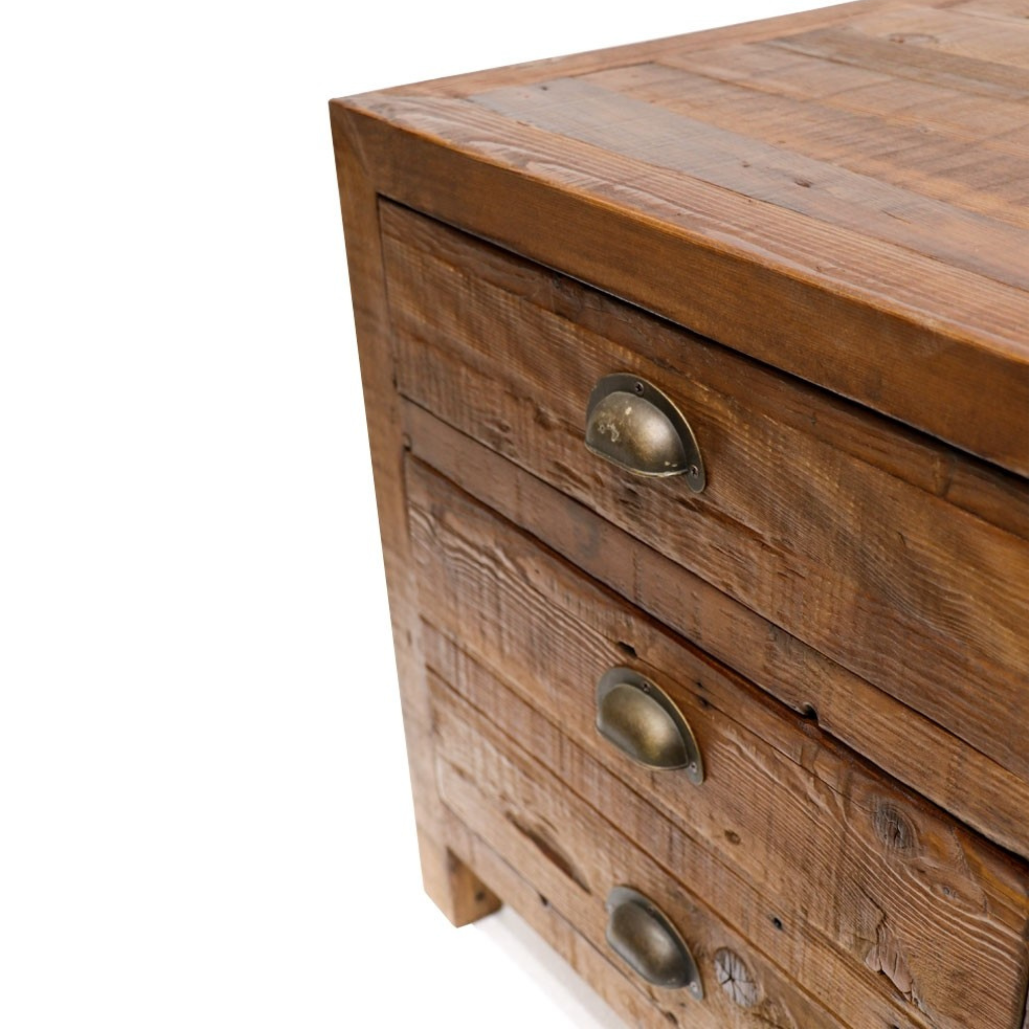 Printmaker 2 Drawer Square Side Table