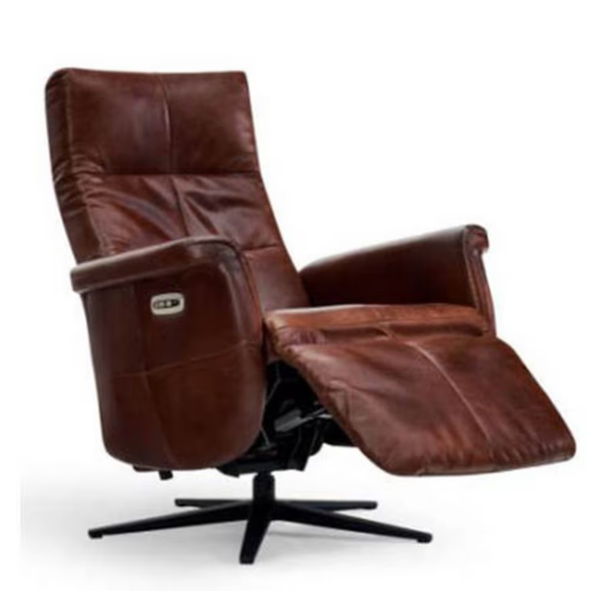 Providence Electric Recliner | Vintage Cigar Leather