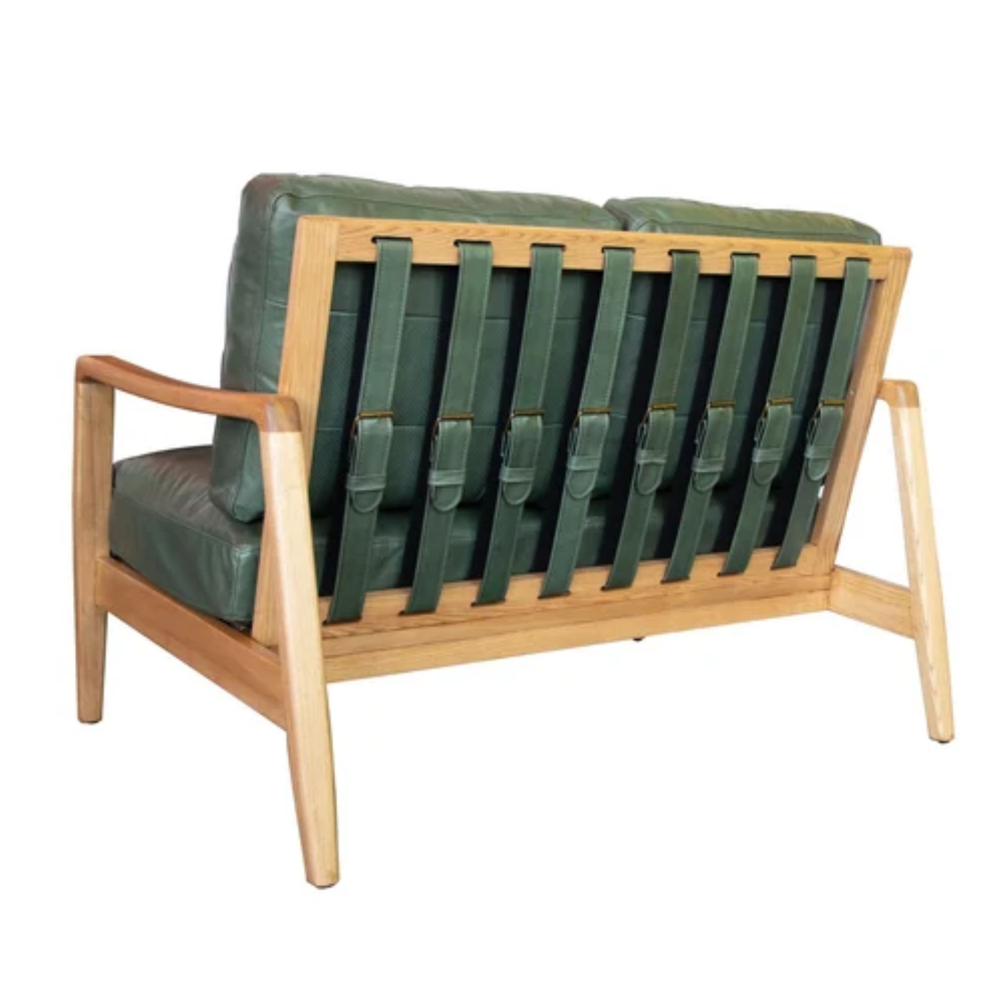 Reid 2 Seater Sofa | Green Leather
