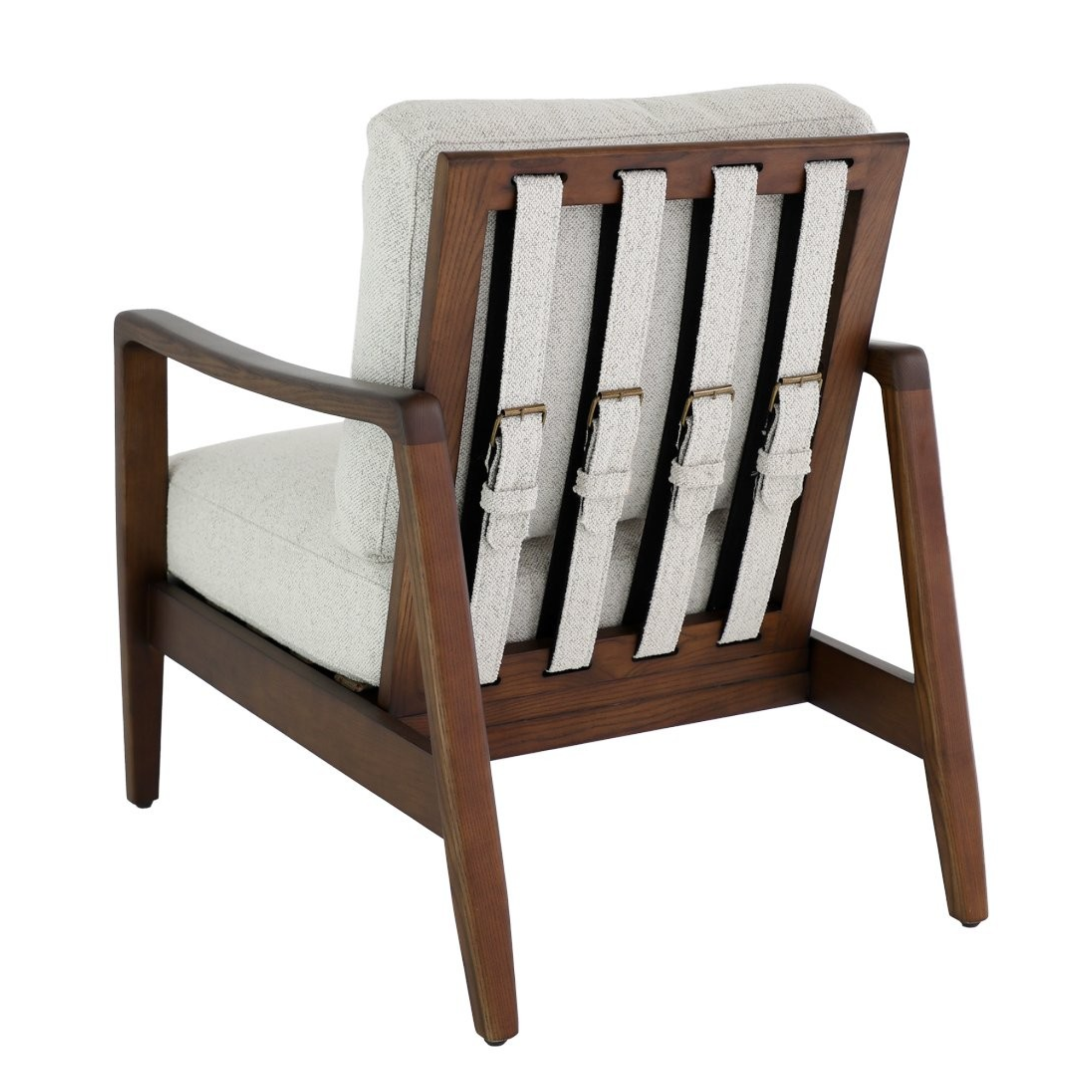 Reid Armchair | Pumice with Walnut Frame