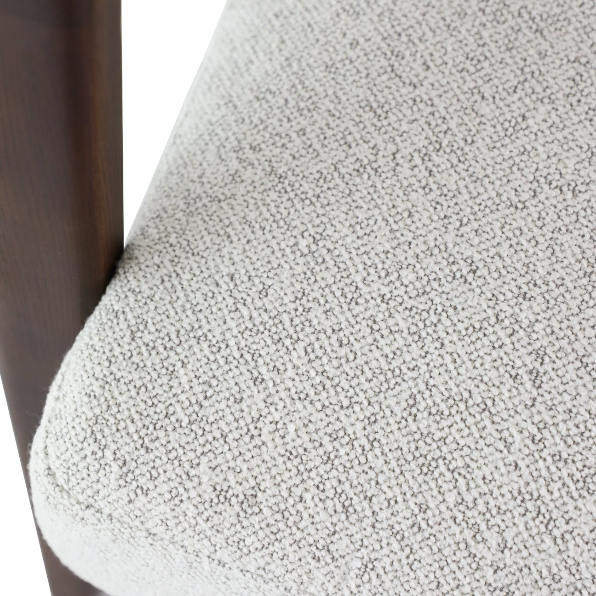 Reid Armchair | Pumice with Walnut Frame