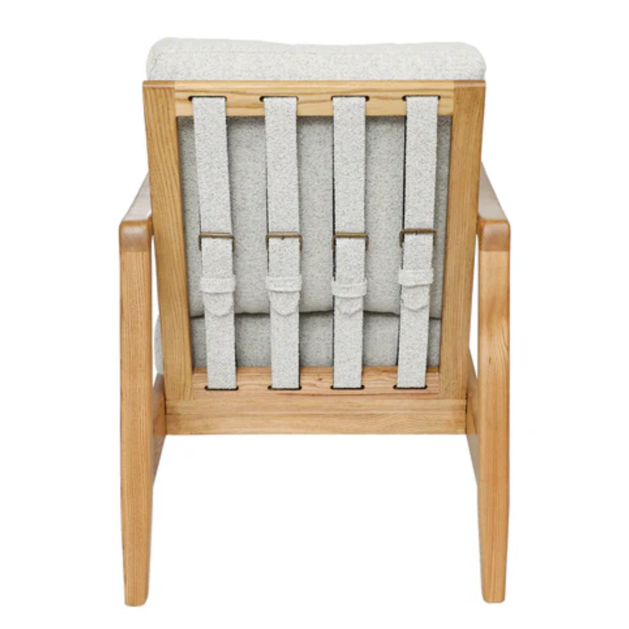 Reid Armchair | Pumice with Natural Frame