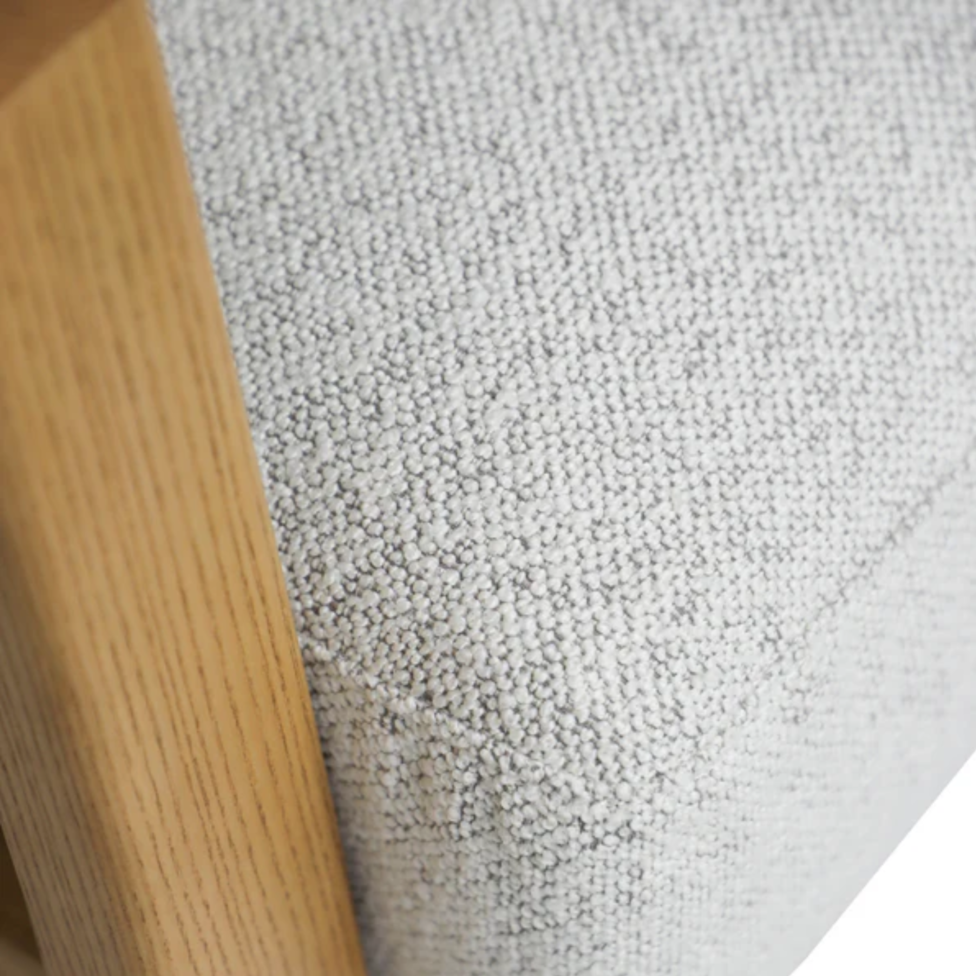 Reid Armchair | Pumice with Natural Frame