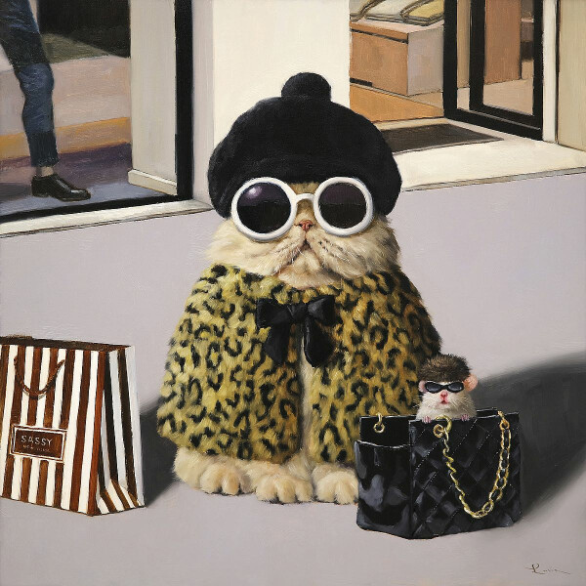 RETAIL THERAPY | CANVAS READY TO HANG | LUCIA HEFFERNAN | NZ MADE