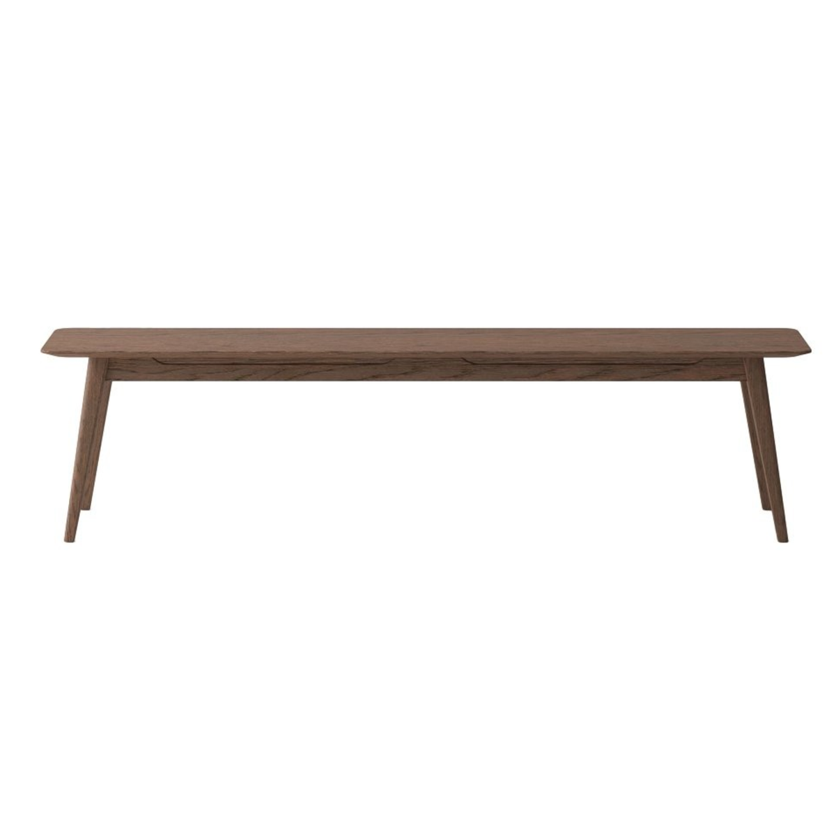 Rokke 180 Bench Seat | Solid Oak Walnut