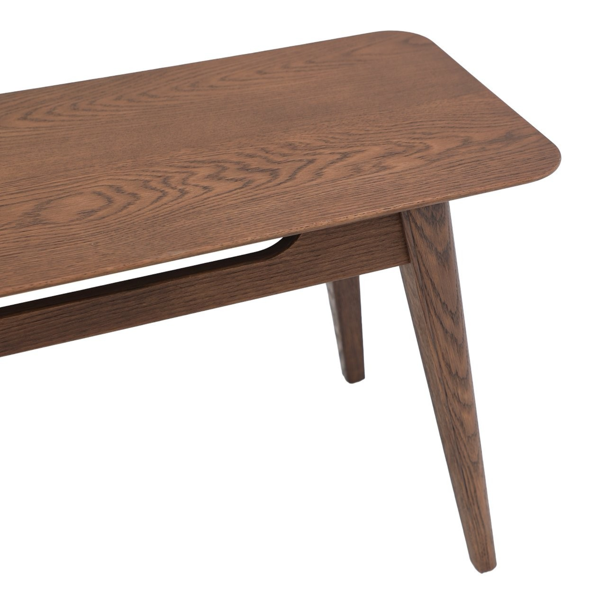 Rokke 180 Bench Seat | Solid Oak Walnut