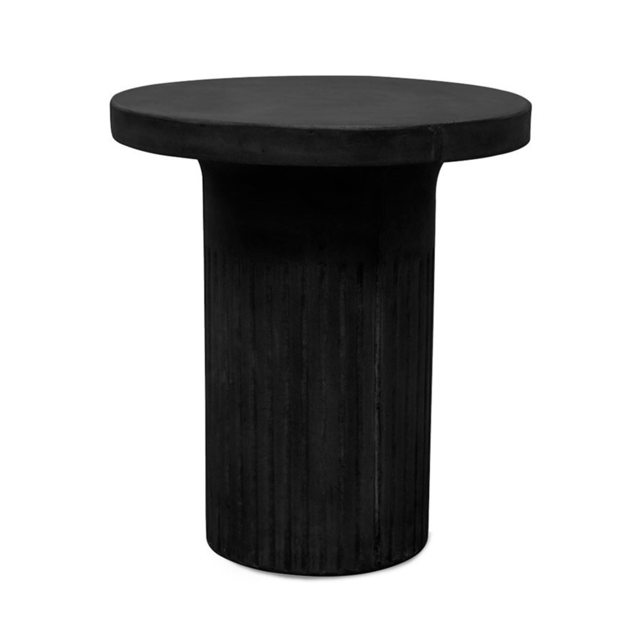 ROMA CONCRETE SIDE TABLE | BLACK