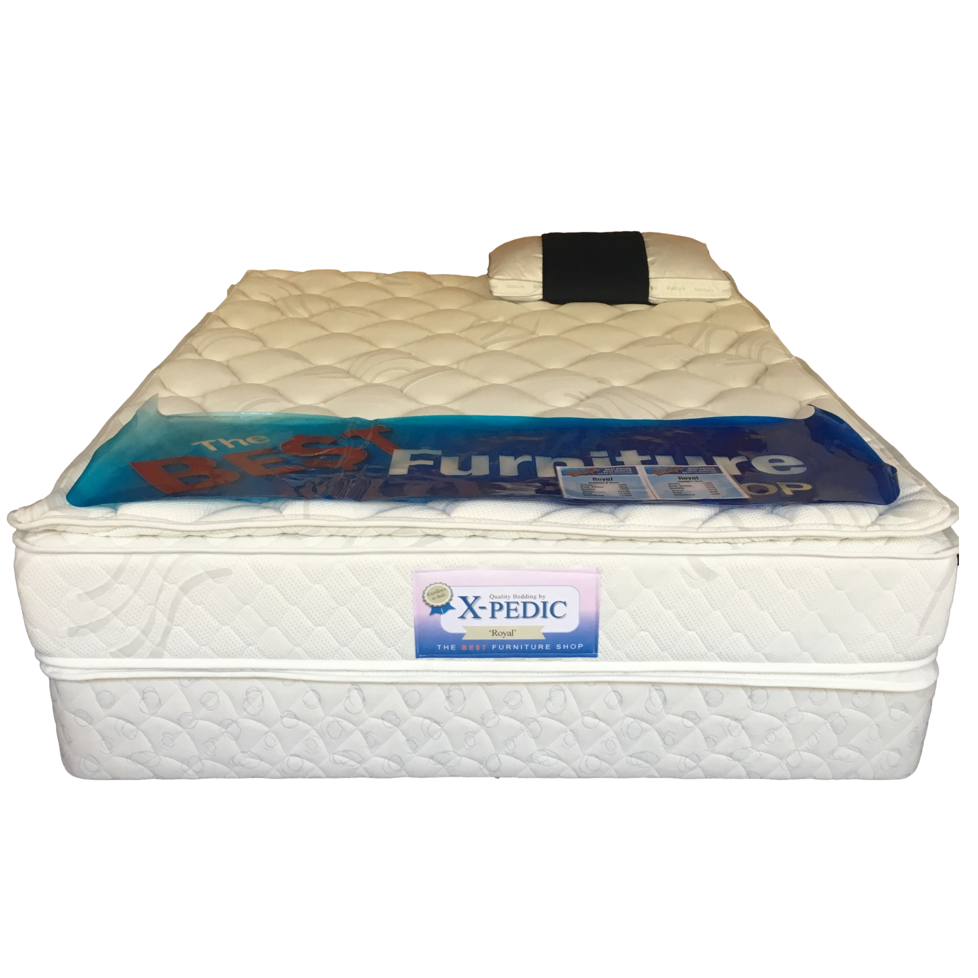 ROYAL NZ MADE MATTRESS OR MATTRESS AND BASE