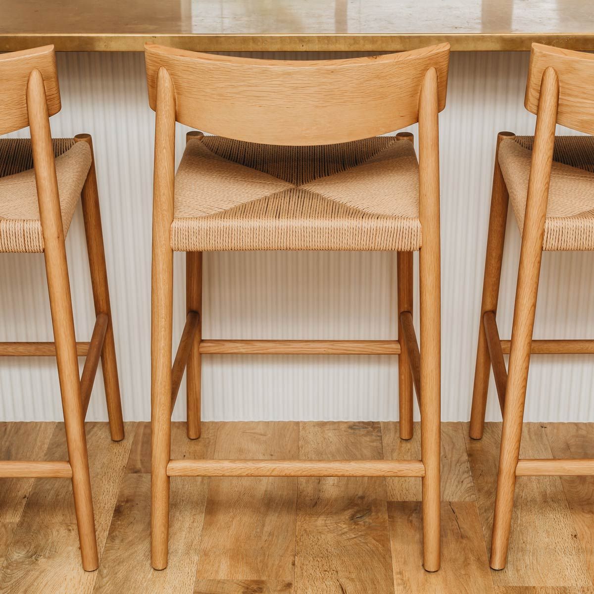 INGRID HIGH-BACK BAR CHAIR | NATURAL OAK