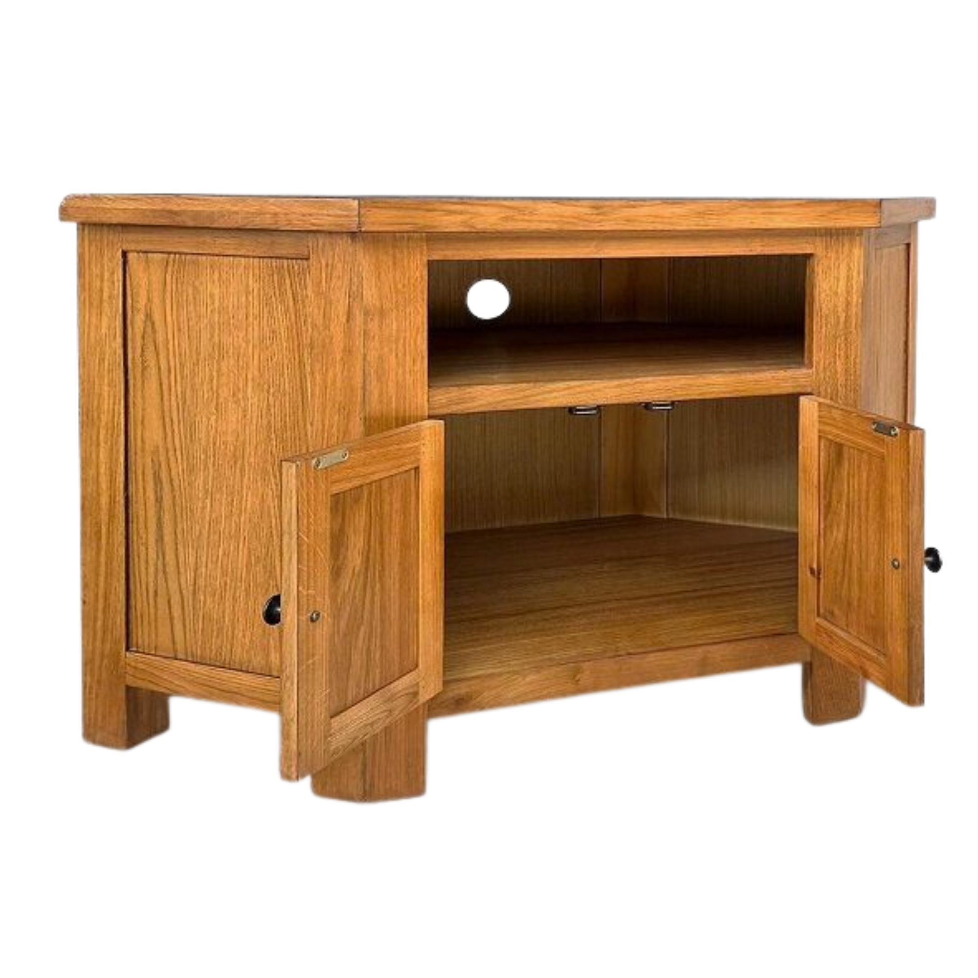 Salisbury Oak Corner Entertainment Unit