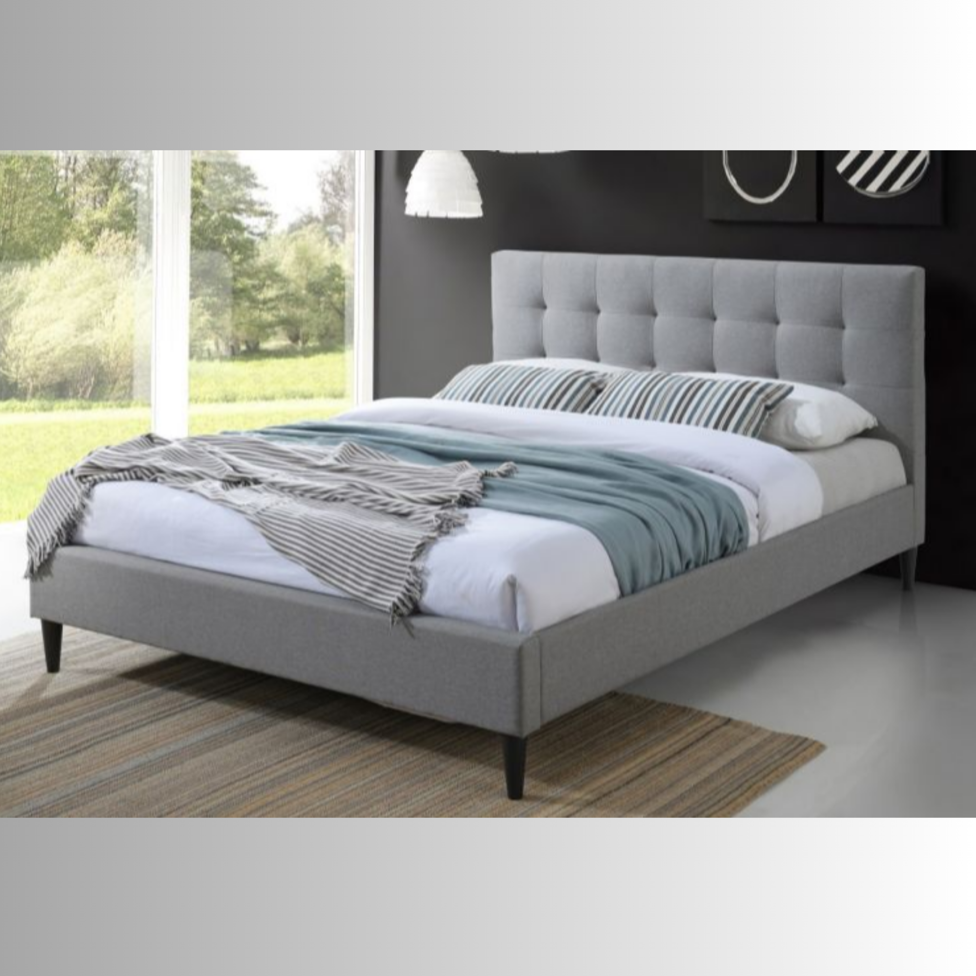 SHERLOCK UPHOLSTERED BED FRAME