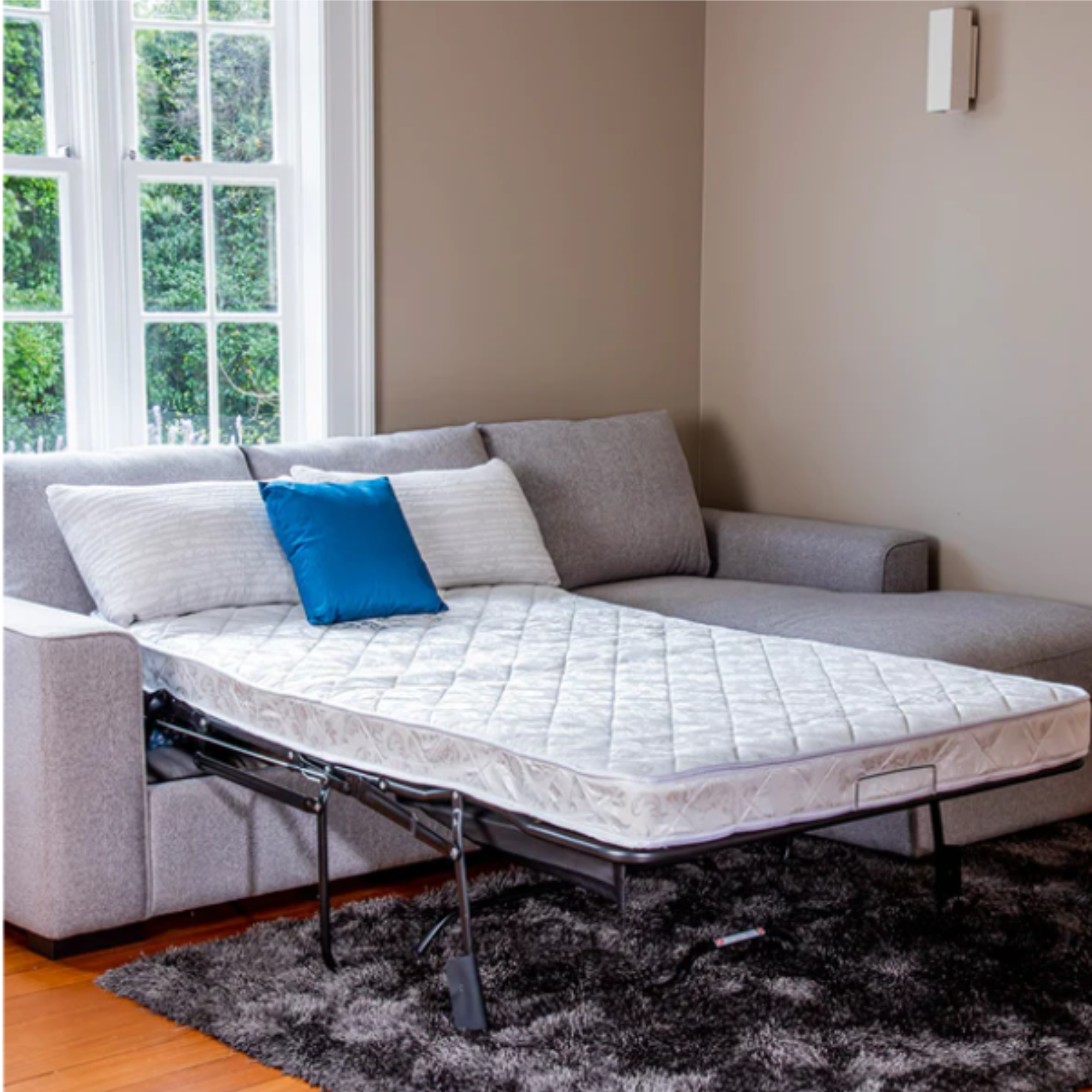 SLOANE CHAISE WITH SOFA BED AND STORAGE | 2 FABRIC COLOURS